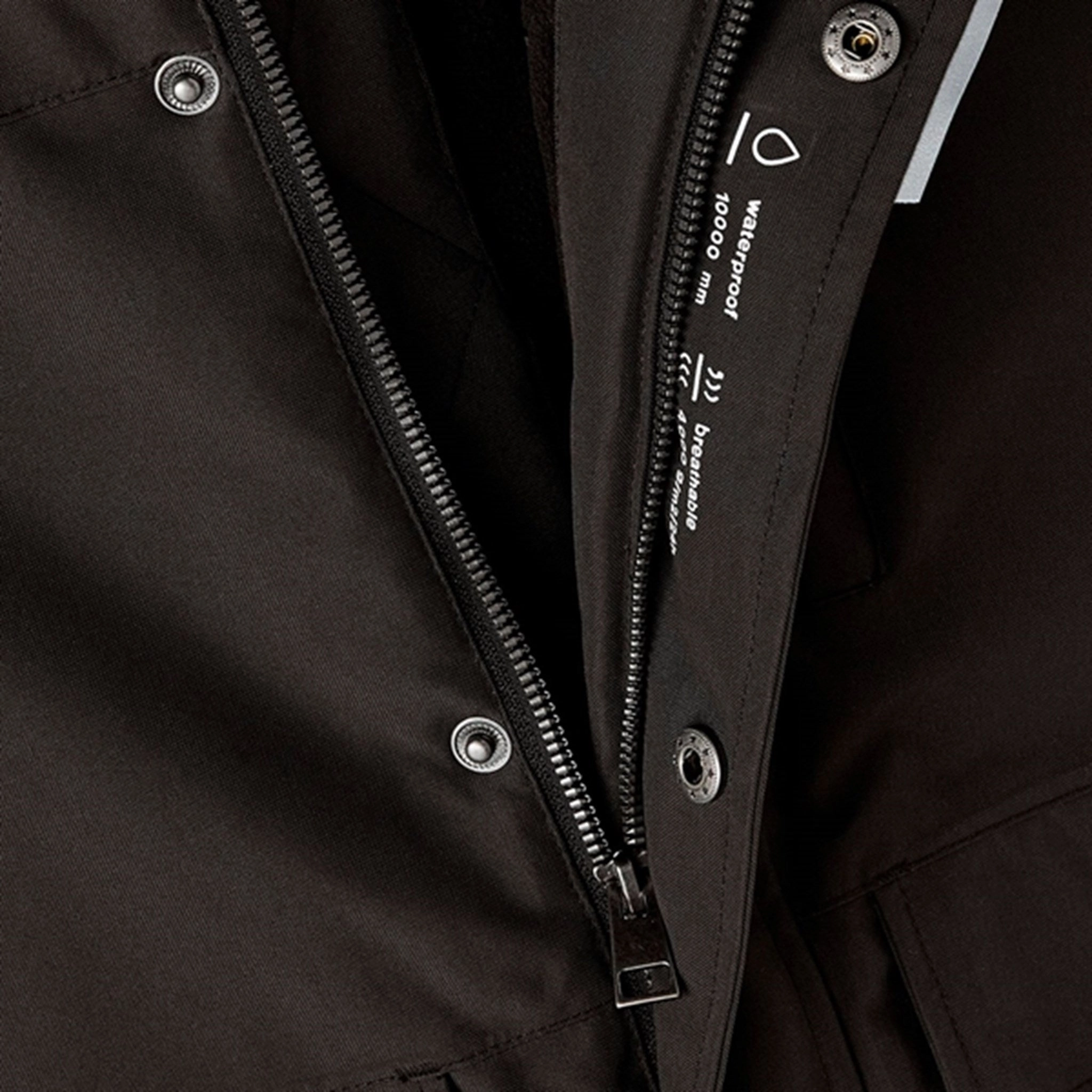 Cold Ready Look Name it Black Snow Jacket Solid