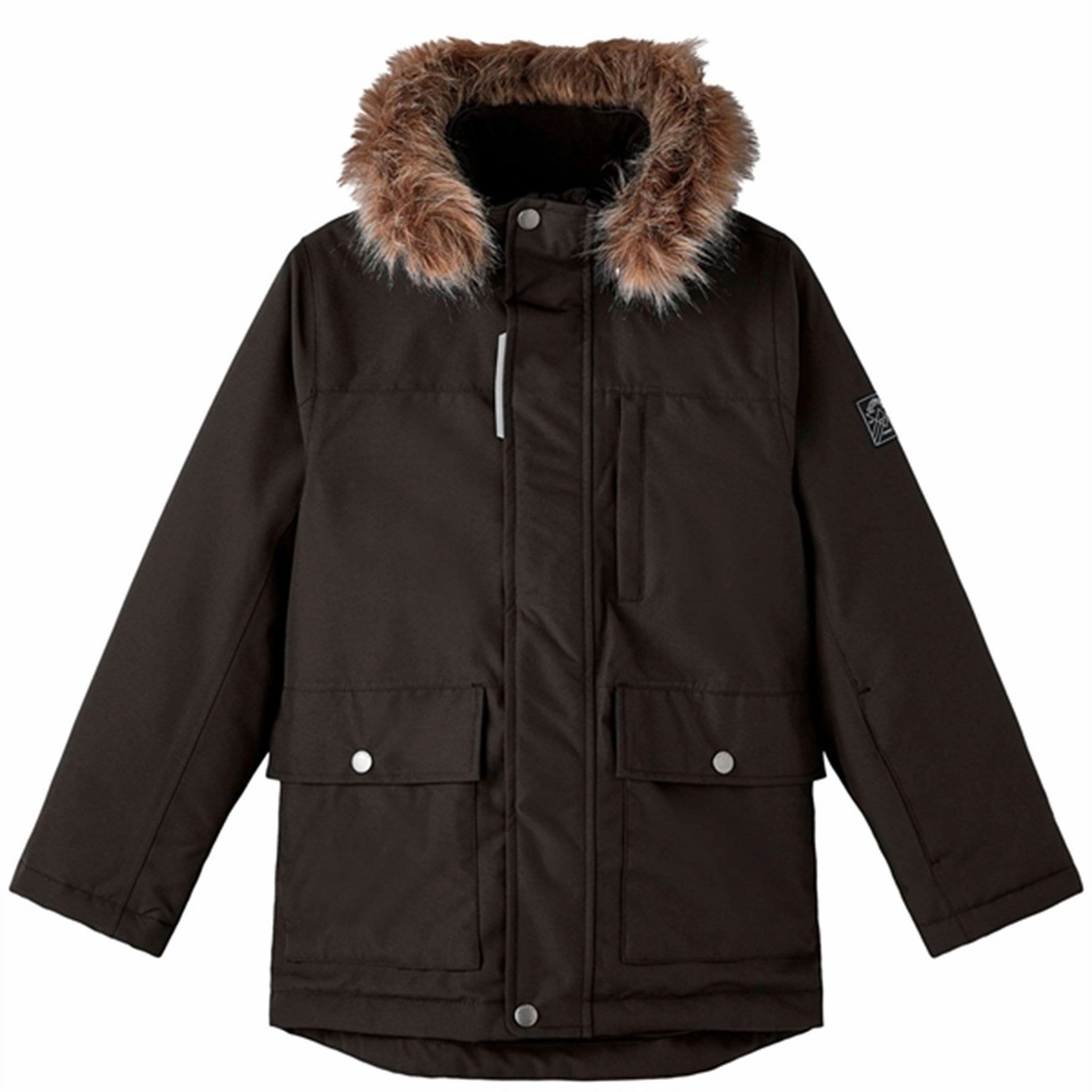 Multipurpose Layering Name it Black Snow Jacket Solid