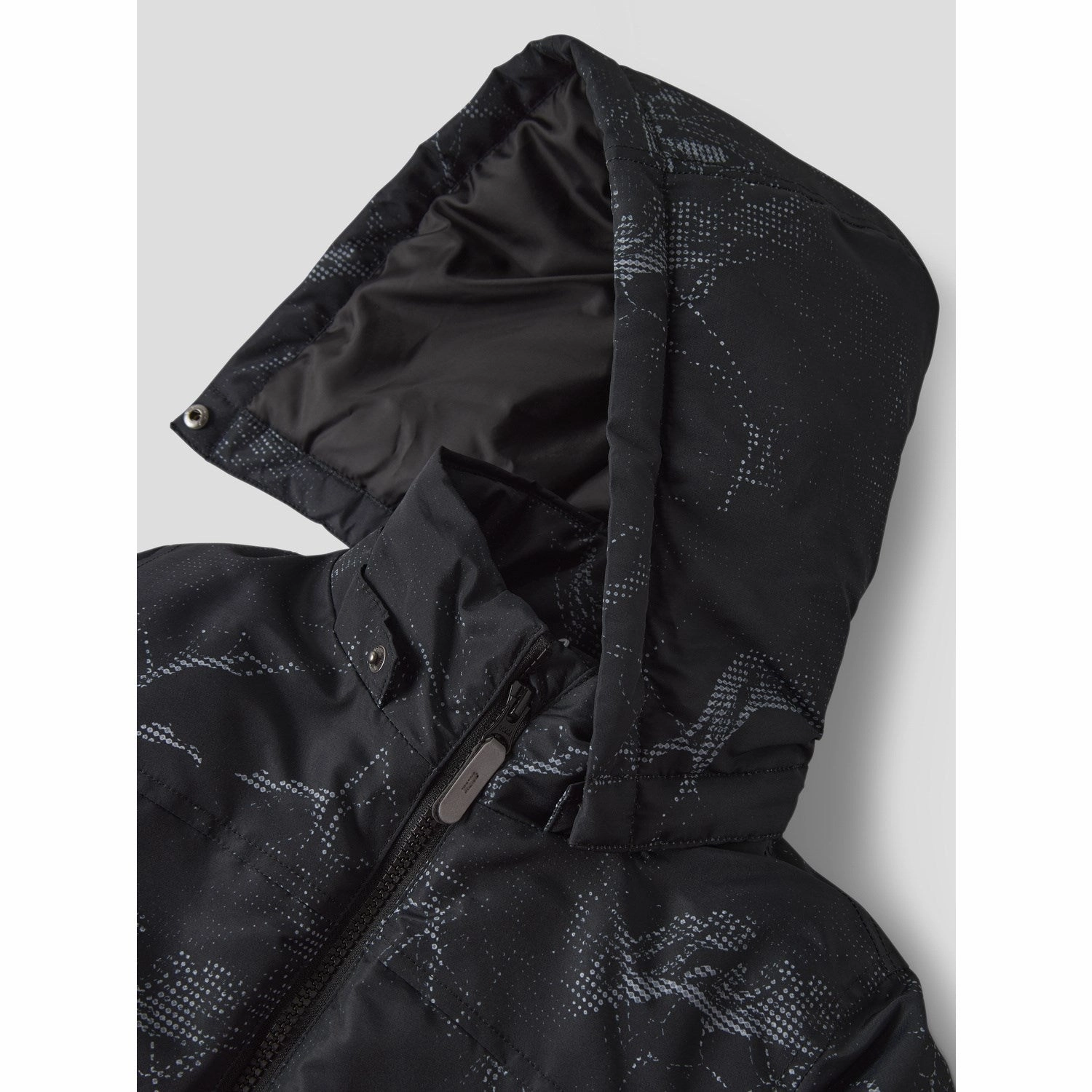 Weekend Casual Fit Compression Packability Name It Black Thunder Nkmmax Pa Jacket Aop