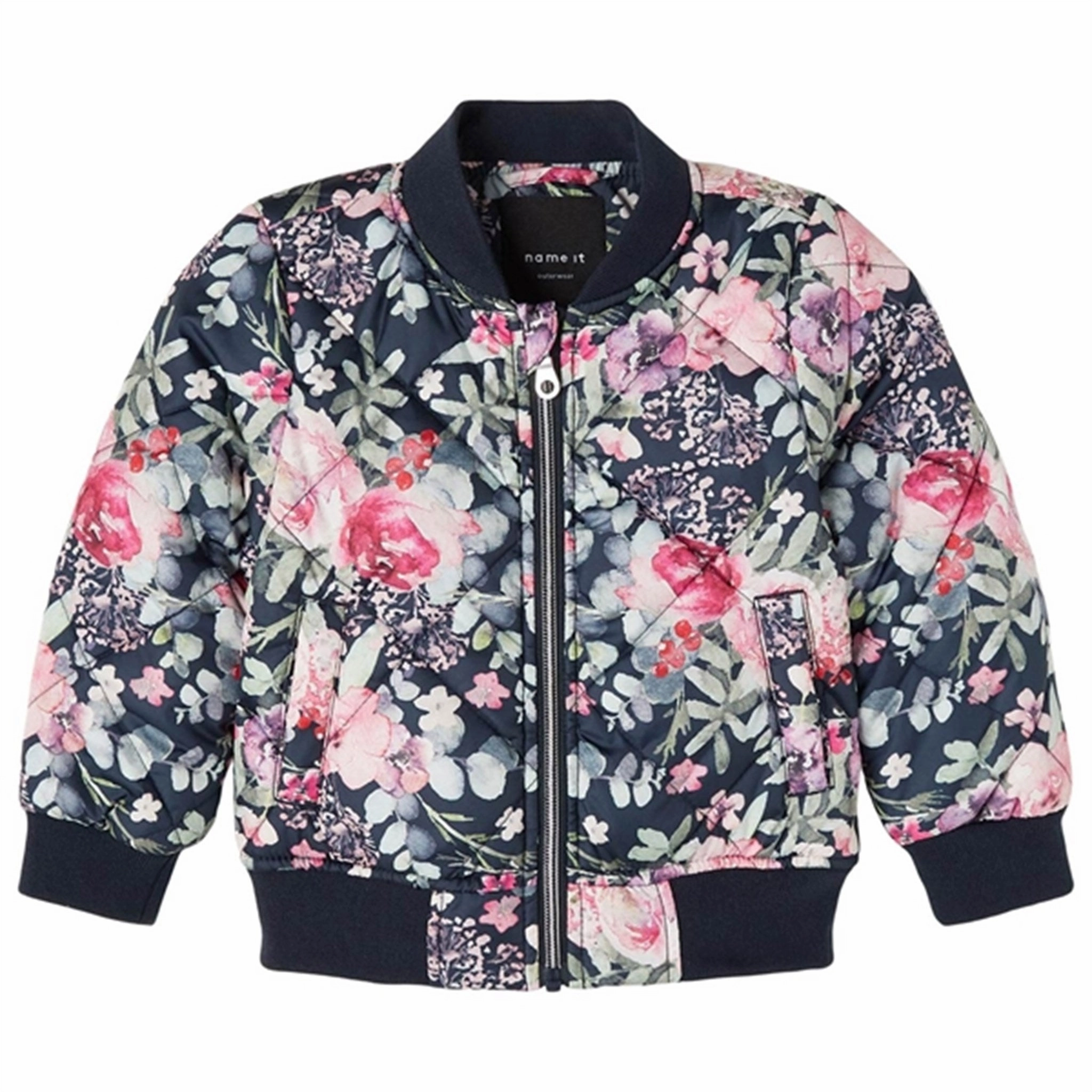Reflective Bands Name it Bomber Jacket Marie Dark Sapphire