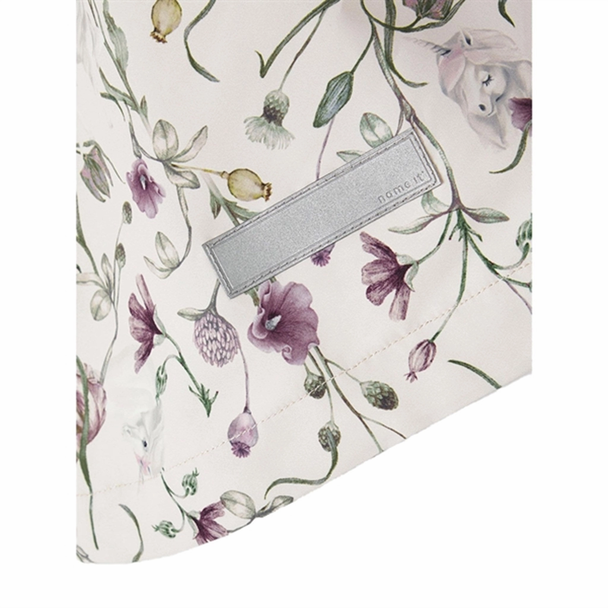 Lightweight Thermal Tech Quick Release Buckles Name it Crystal Gray Maxi Jacket Flower Unicorn