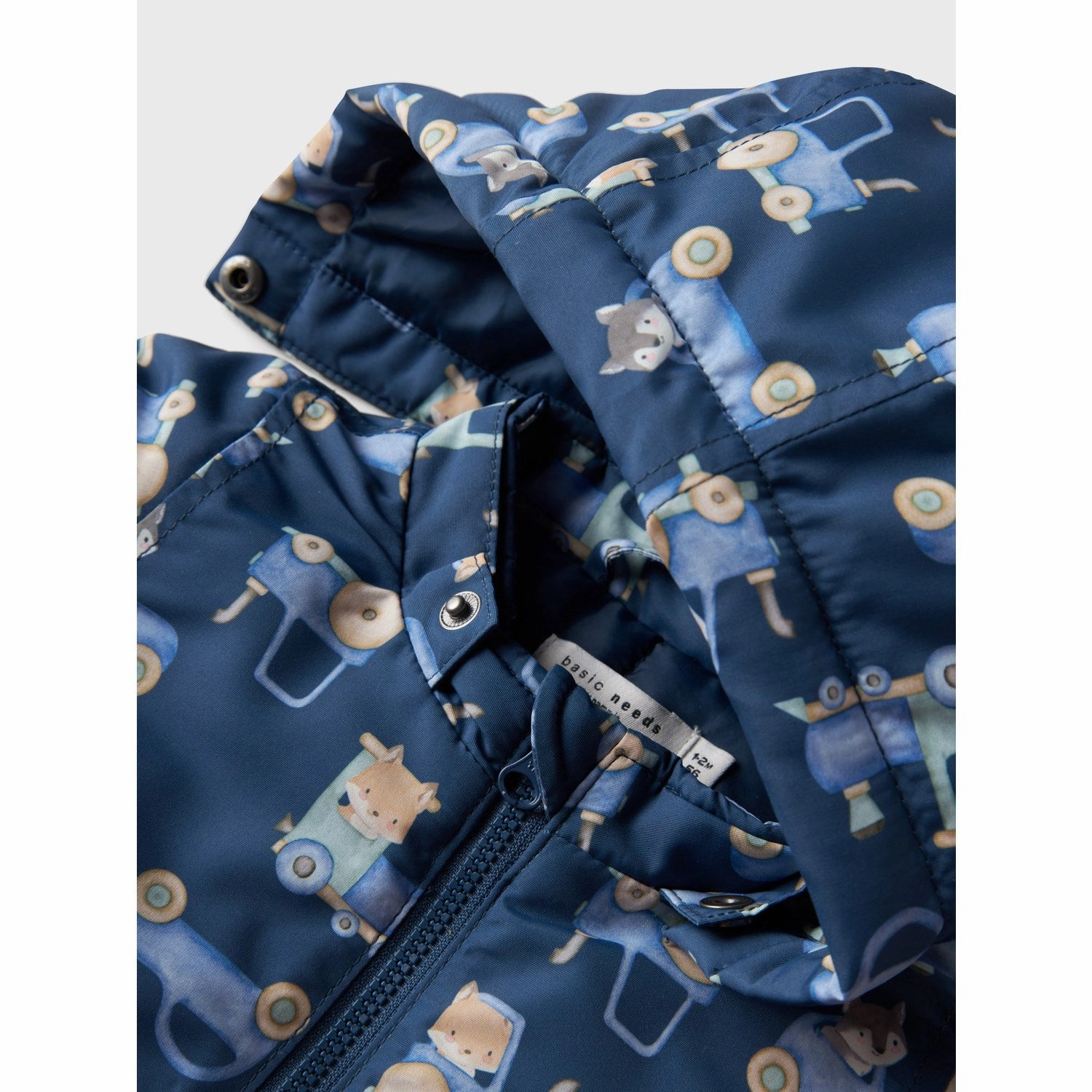 Name It Dark Denim Train Max Jacket AOP HybridLayerCompatibility
