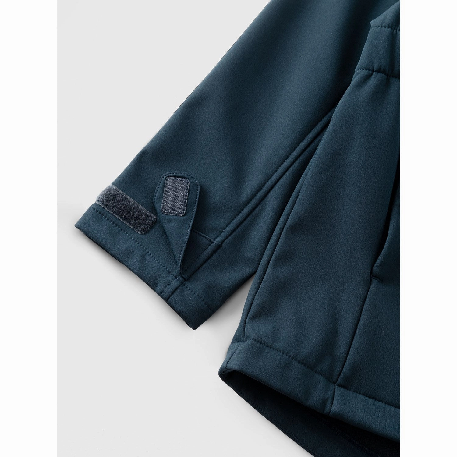 Simple Look Non Irritating Lining Name It Dark Sapphire Alfa08 Softshell Jacket Long Solid