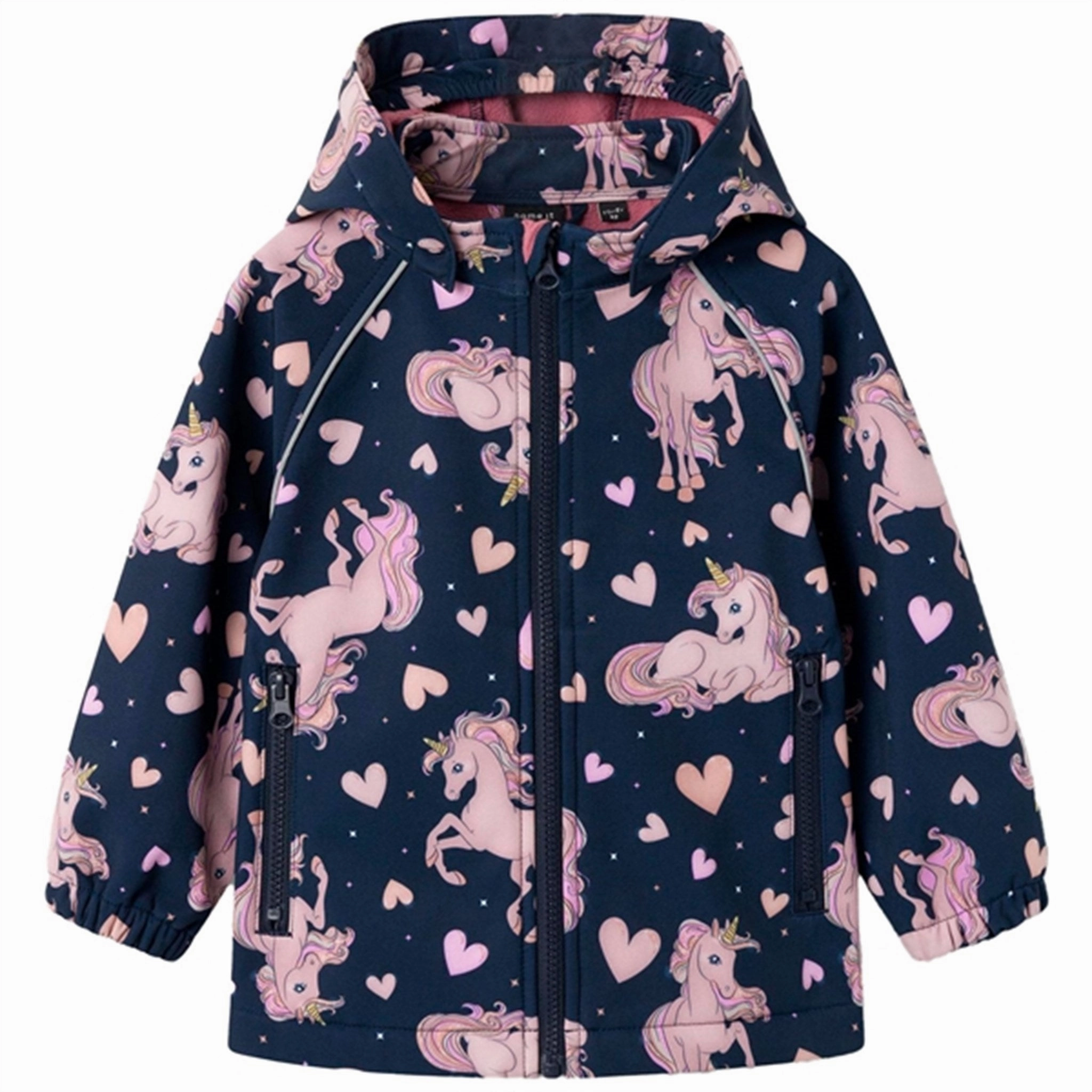 Light Reflectivity Trim Name it Dark Sapphire Alfa Softshell Jacket Unicorn