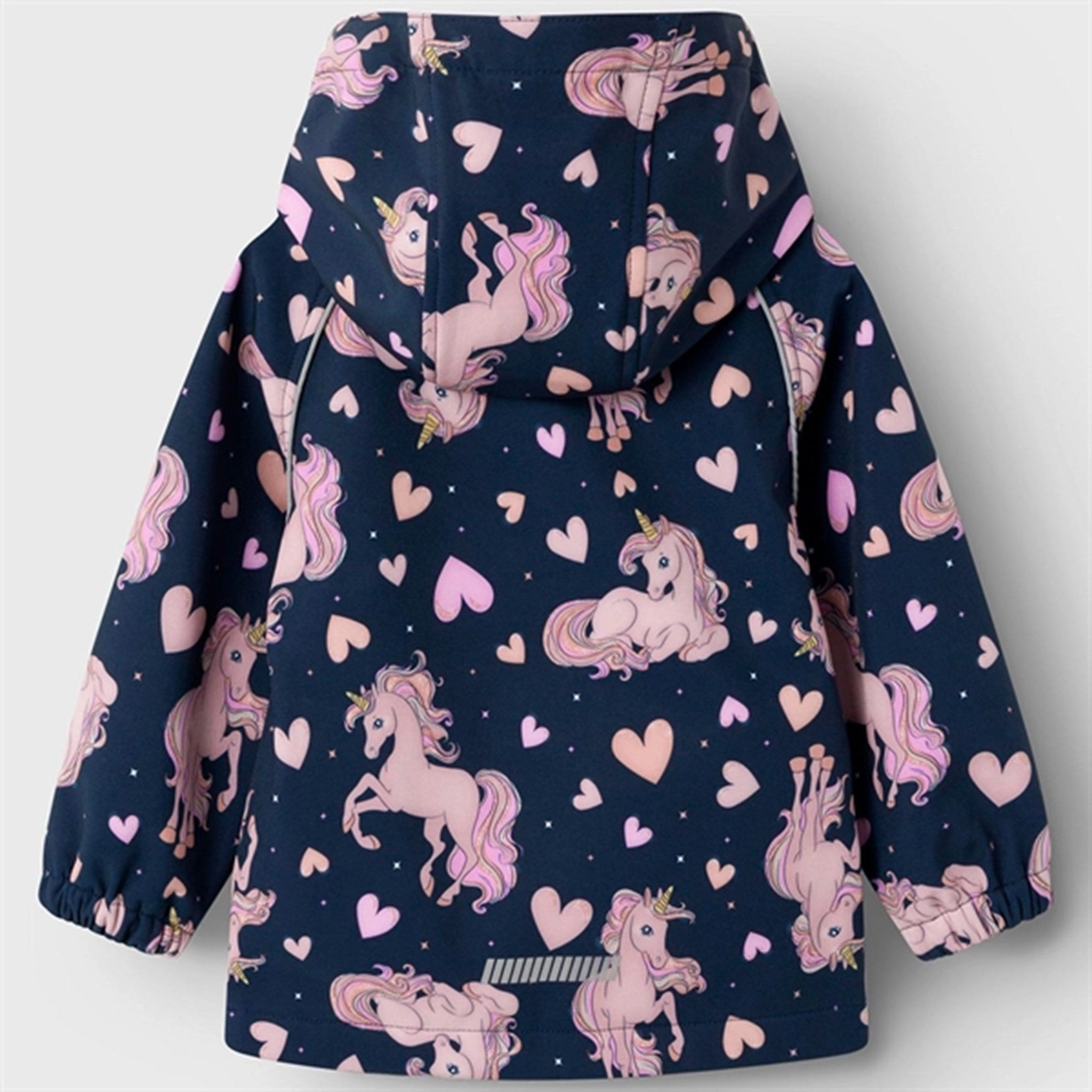 WindproofDesign Durable Water Repellent Name it Dark Sapphire Alfa Softshell Jacket Unicorn
