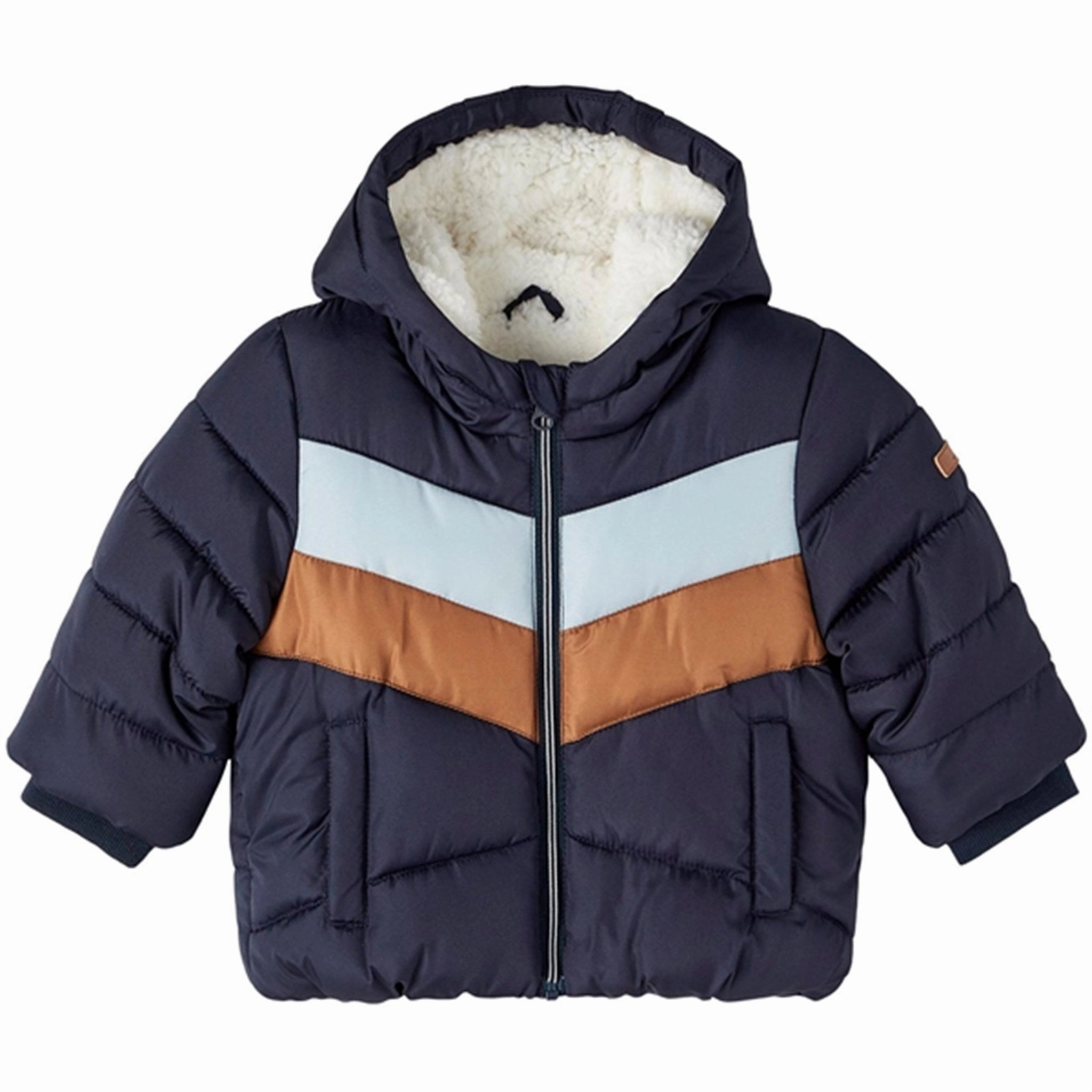 Name it Dark Sapphire Marcos Jacket Compression Fold Design