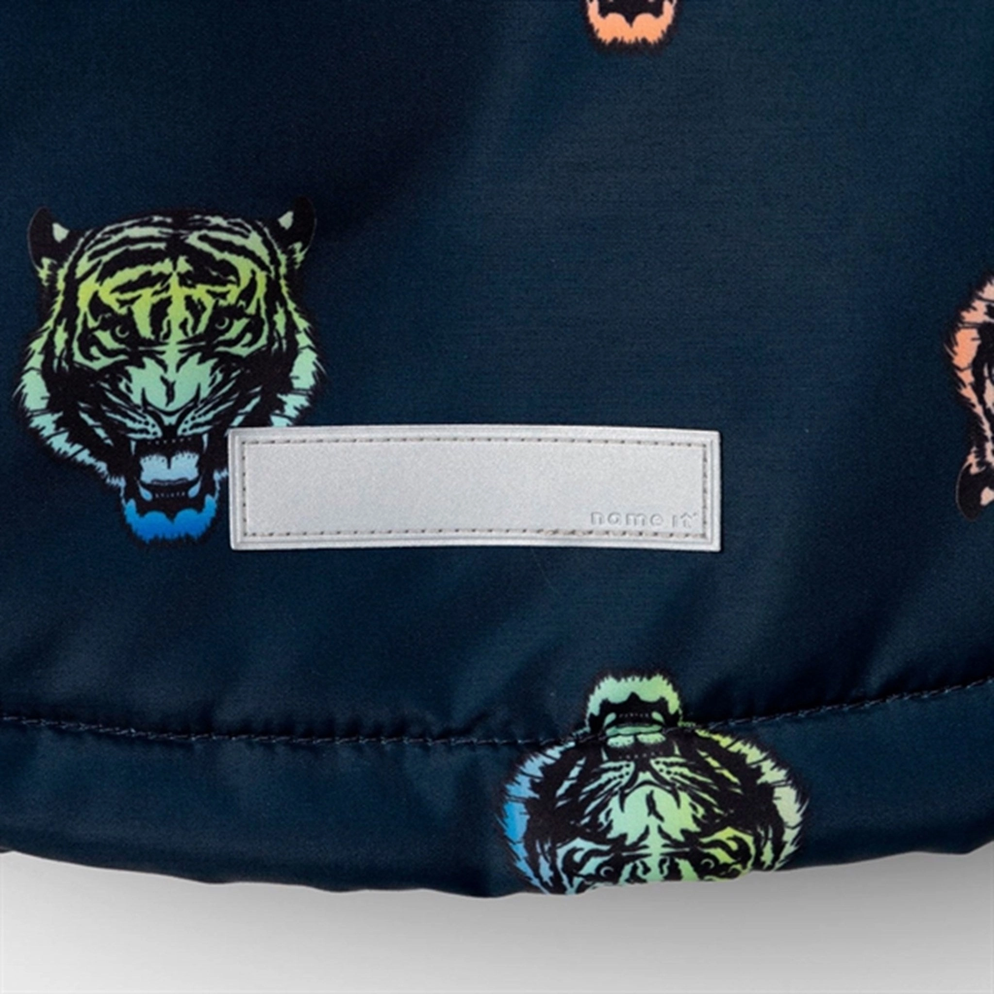 Name it Dark Sapphire Max Jacket Tiger Face Sun Protective Fabric