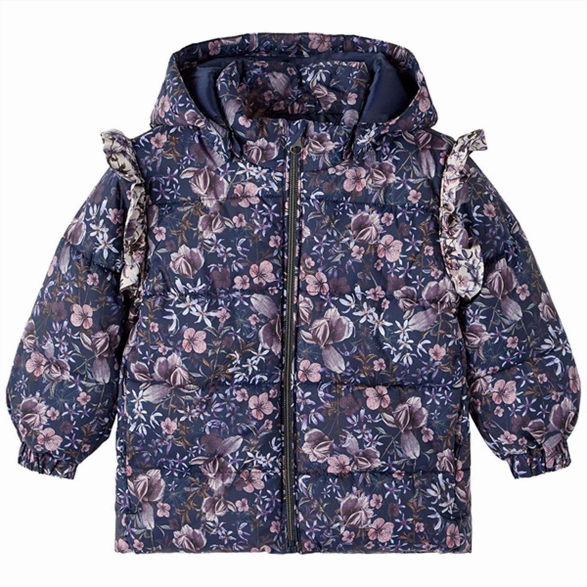 Name it Dark Sapphire Melody Puffer Jacket Eco Certified Textiles WaterRepellentFabric
