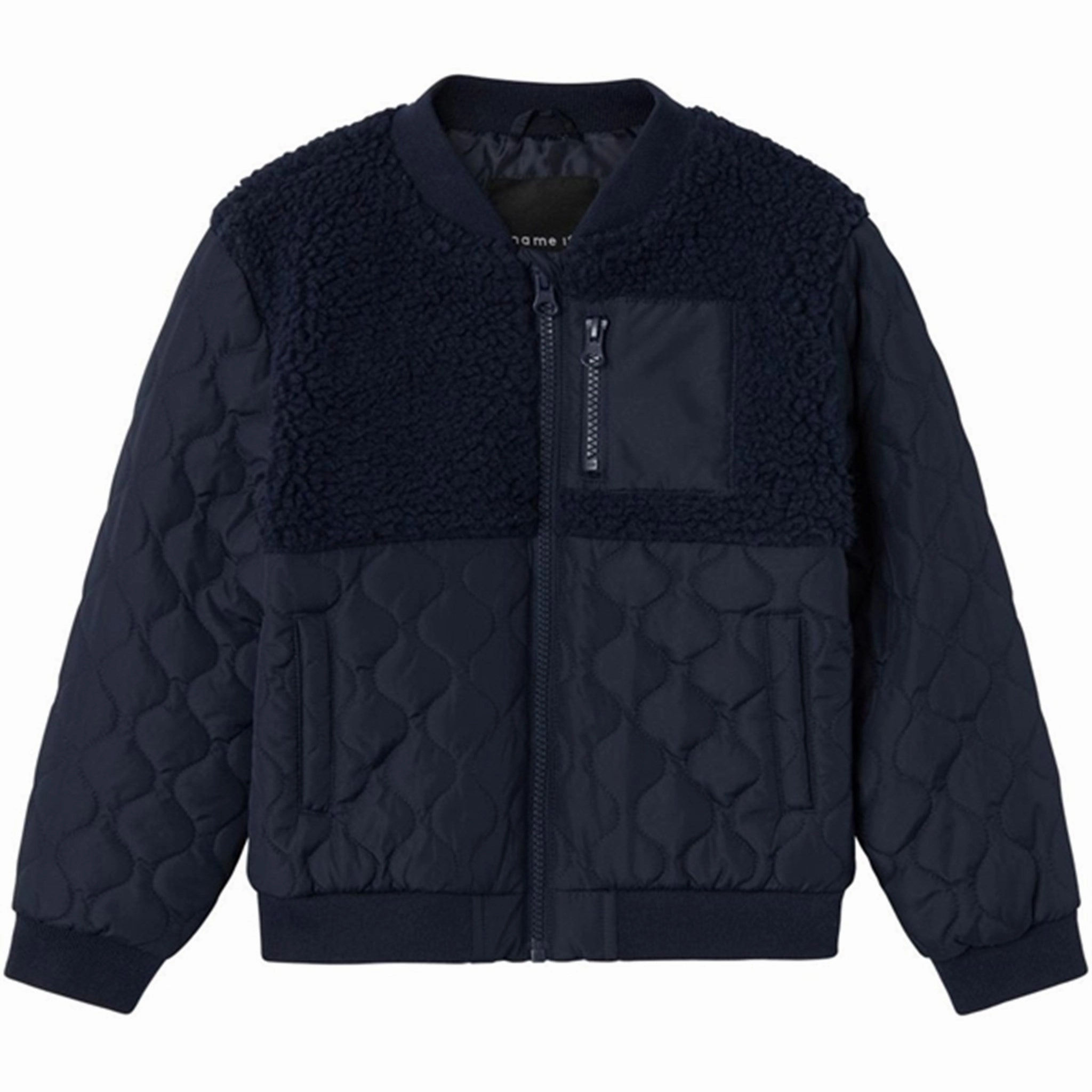 Name it Dark Sapphire Member Quilted Jacket Eco Friendly