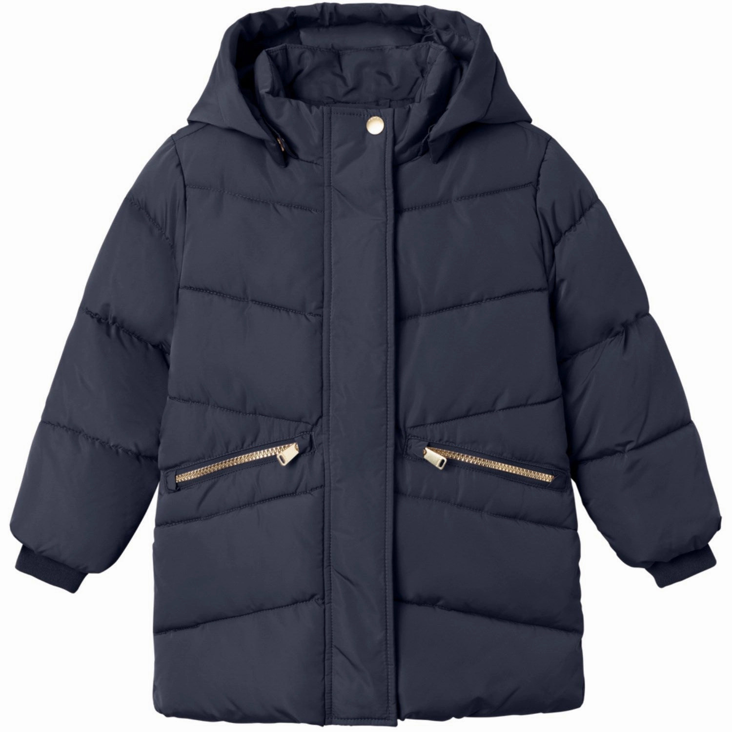 Tear Resistant Material Sporty Touch Name It Dark Sapphire Memot Long Jacke