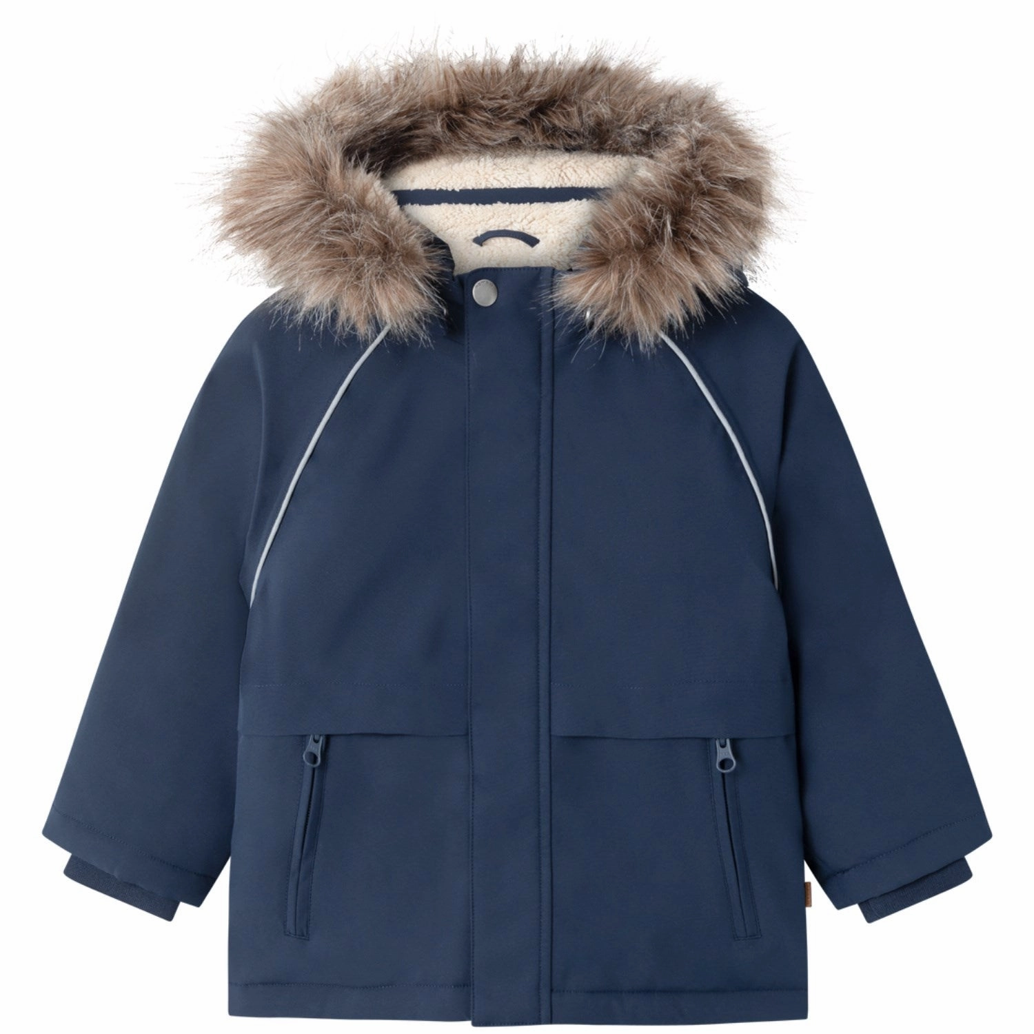 Wind Blocking Fabric Name It Dark Sapphire Snow05 Jacket Solid 1Fo