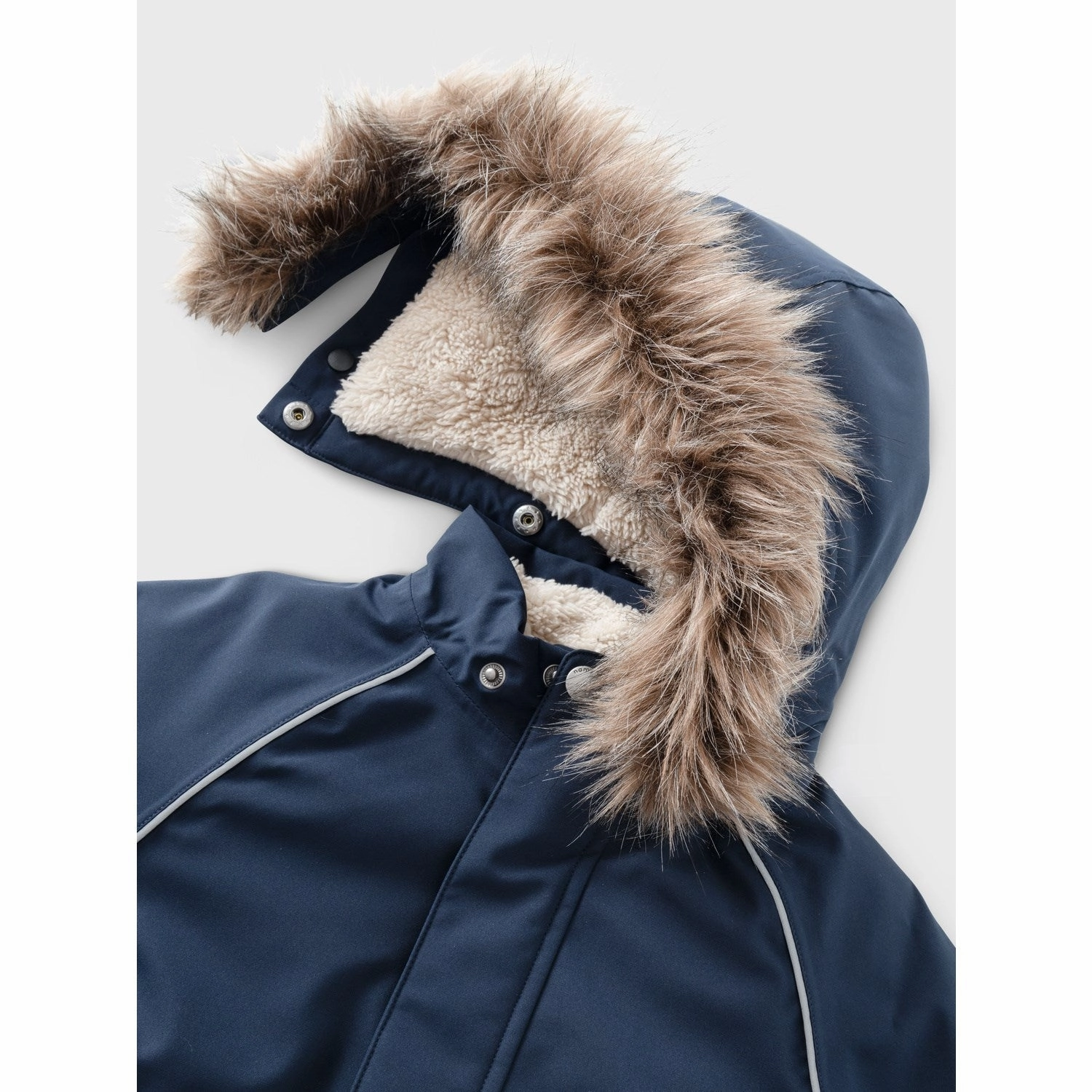 Name It Dark Sapphire Snow05 Jacket Solid 1Fo Noise Free Movement
