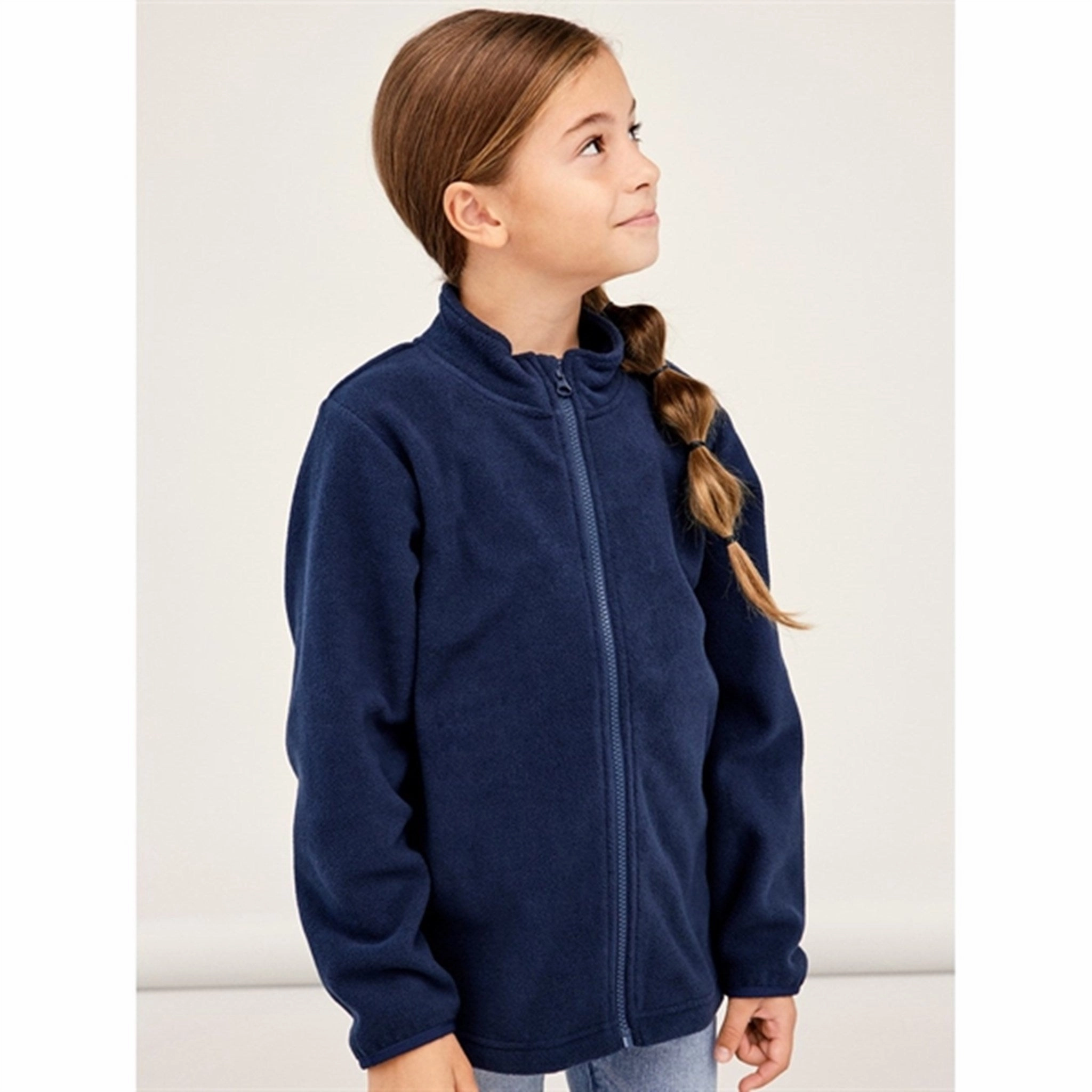 Fleece Lined Interior Name it Dark Sapphire Spektra Fleece Cardigan Noos
