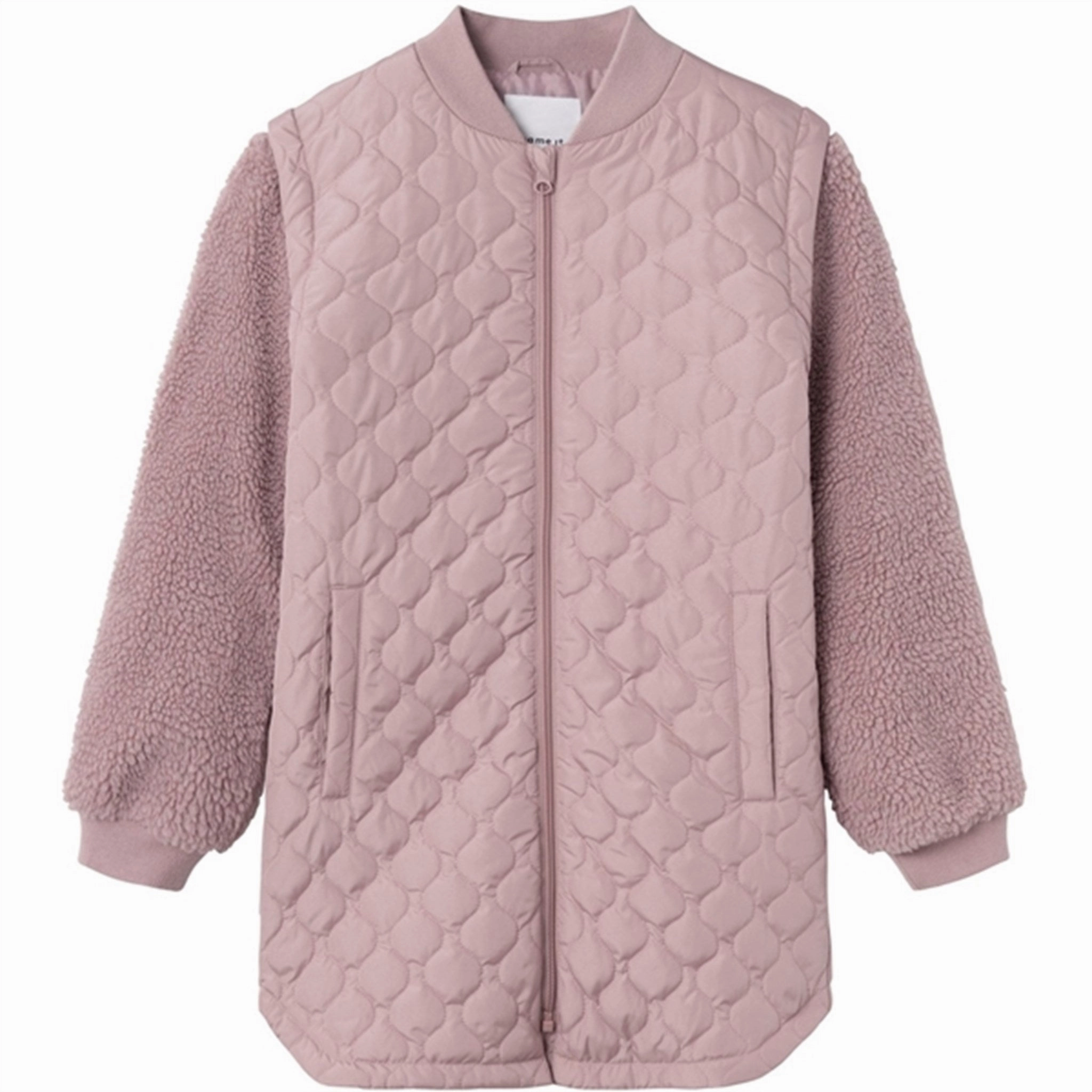 Name it Deauville Mauve Member Long Quilted Jacket All Season Versatility Multi Purpose Layer