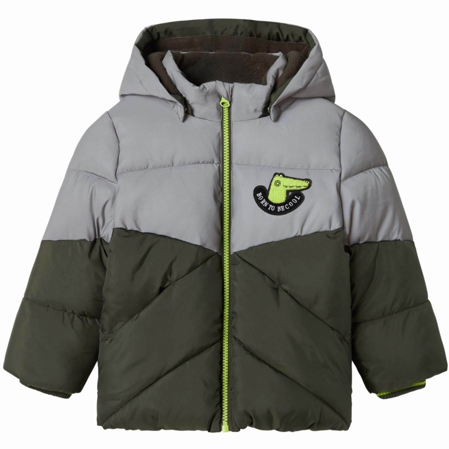 Name It Deep Depths Nmmmorten Puffer Jacket Dino Detail1 Warm Layers MultiPocket Configuration