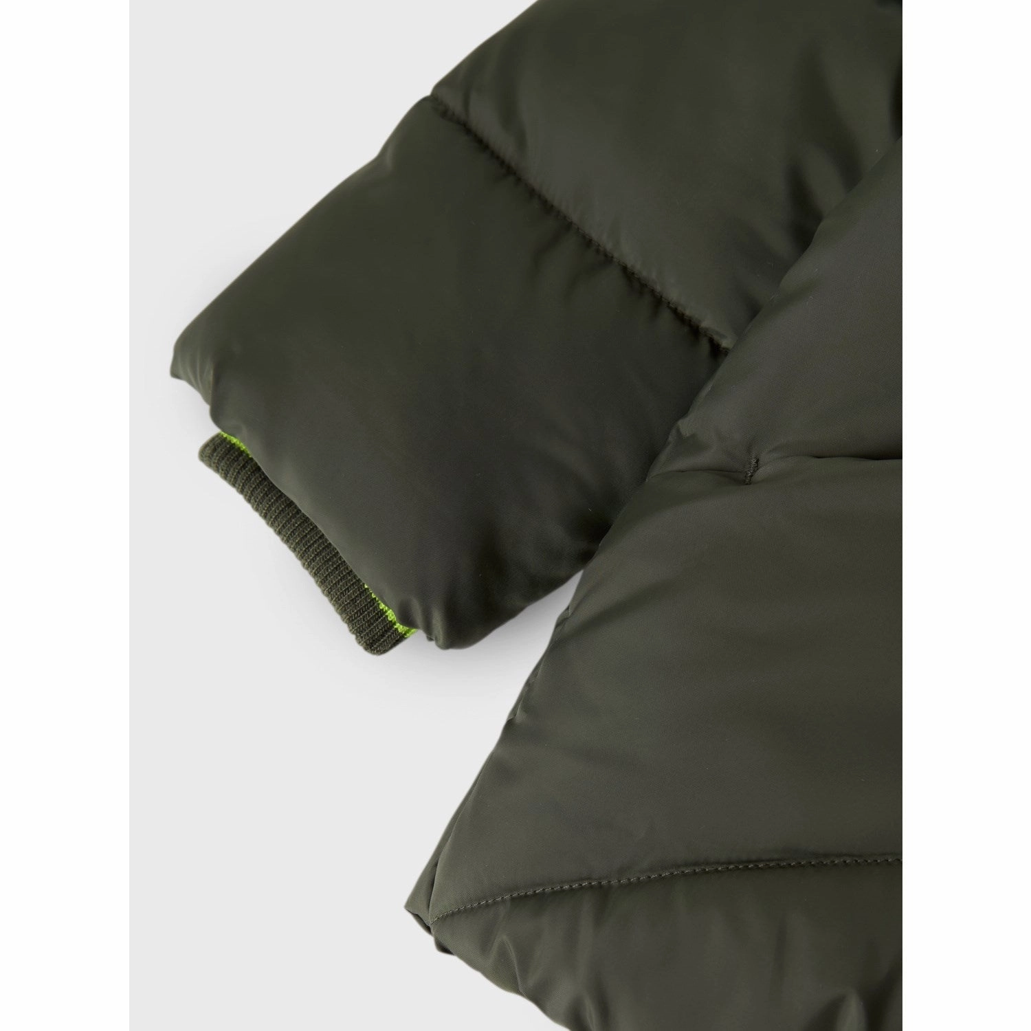 Name It Deep Depths Nmmmorten Puffer Jacket Dino Detail1 Waterproof Zipper Closure Soft Fleece Interior