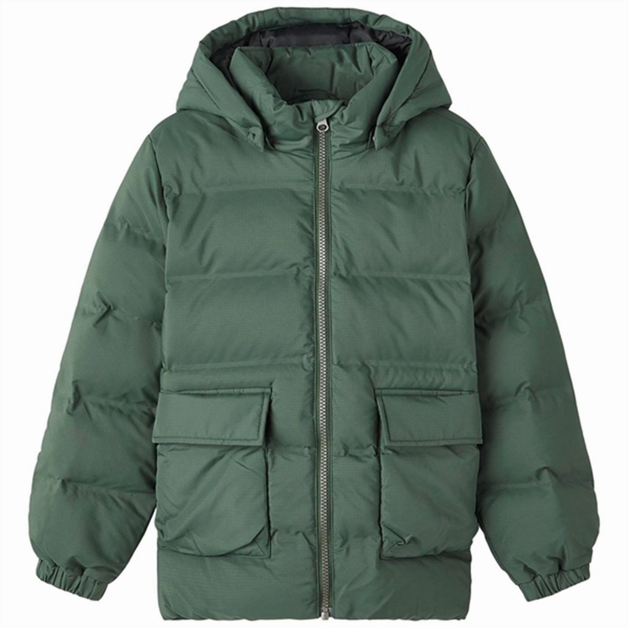 Name it Deep Forest Mellow Puffer Jacket Quilted Pattern Outdoor Trip