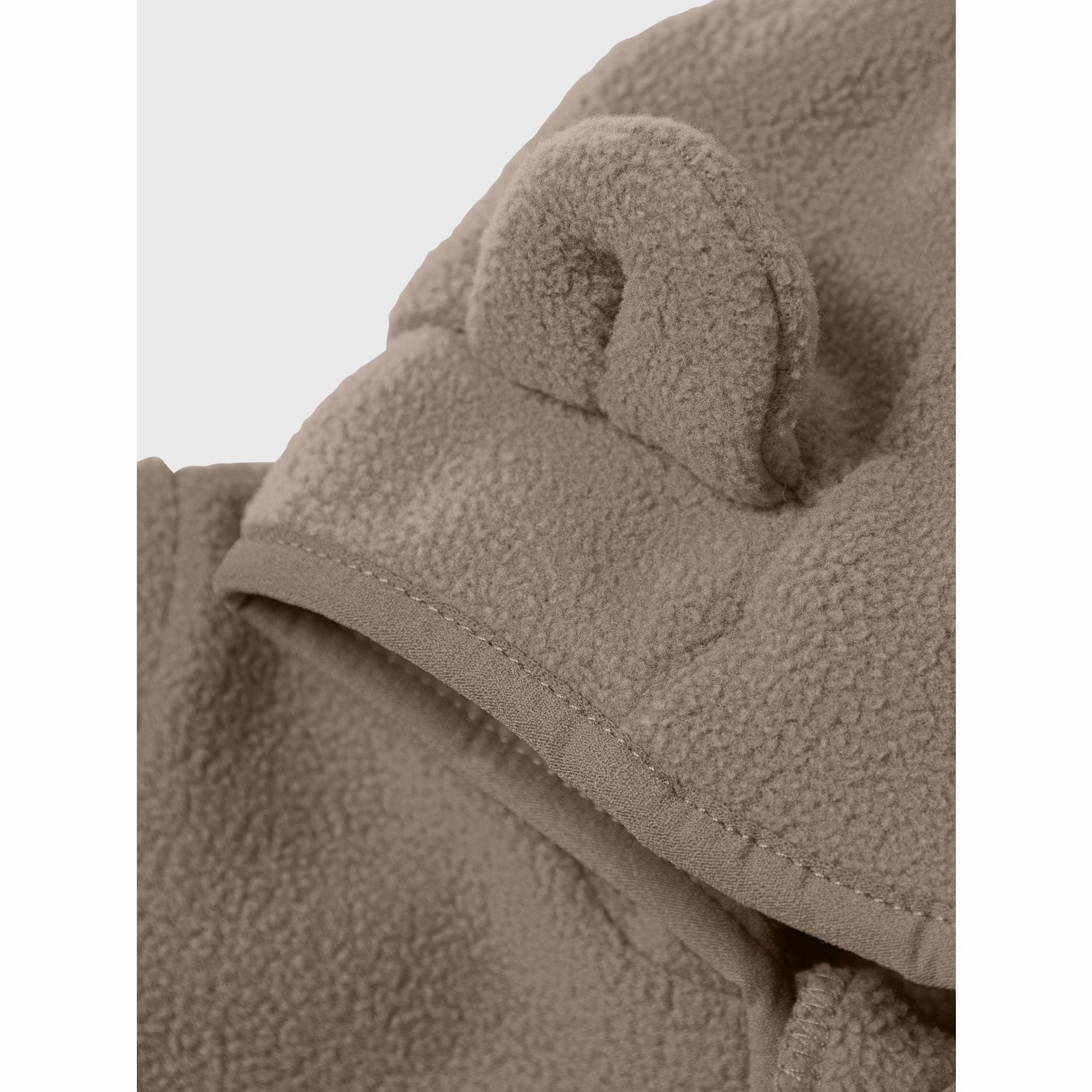 Windproof Inner Layer Odor Control Fibers Name It Desert Taupe Meeko Fleece Jacket