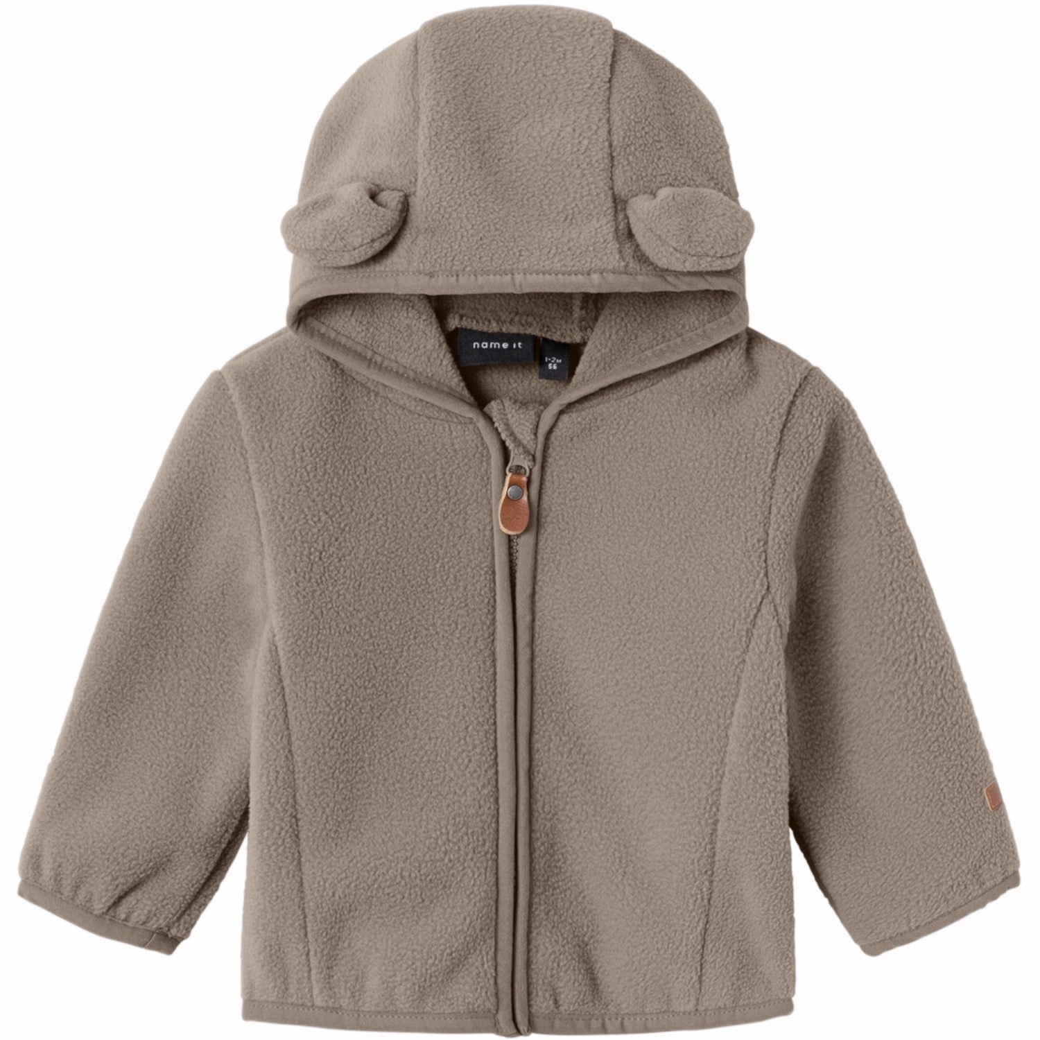 PFC Free Treatment Outdoor Style Staple Name It Desert Taupe Meeko Fleece Jacket