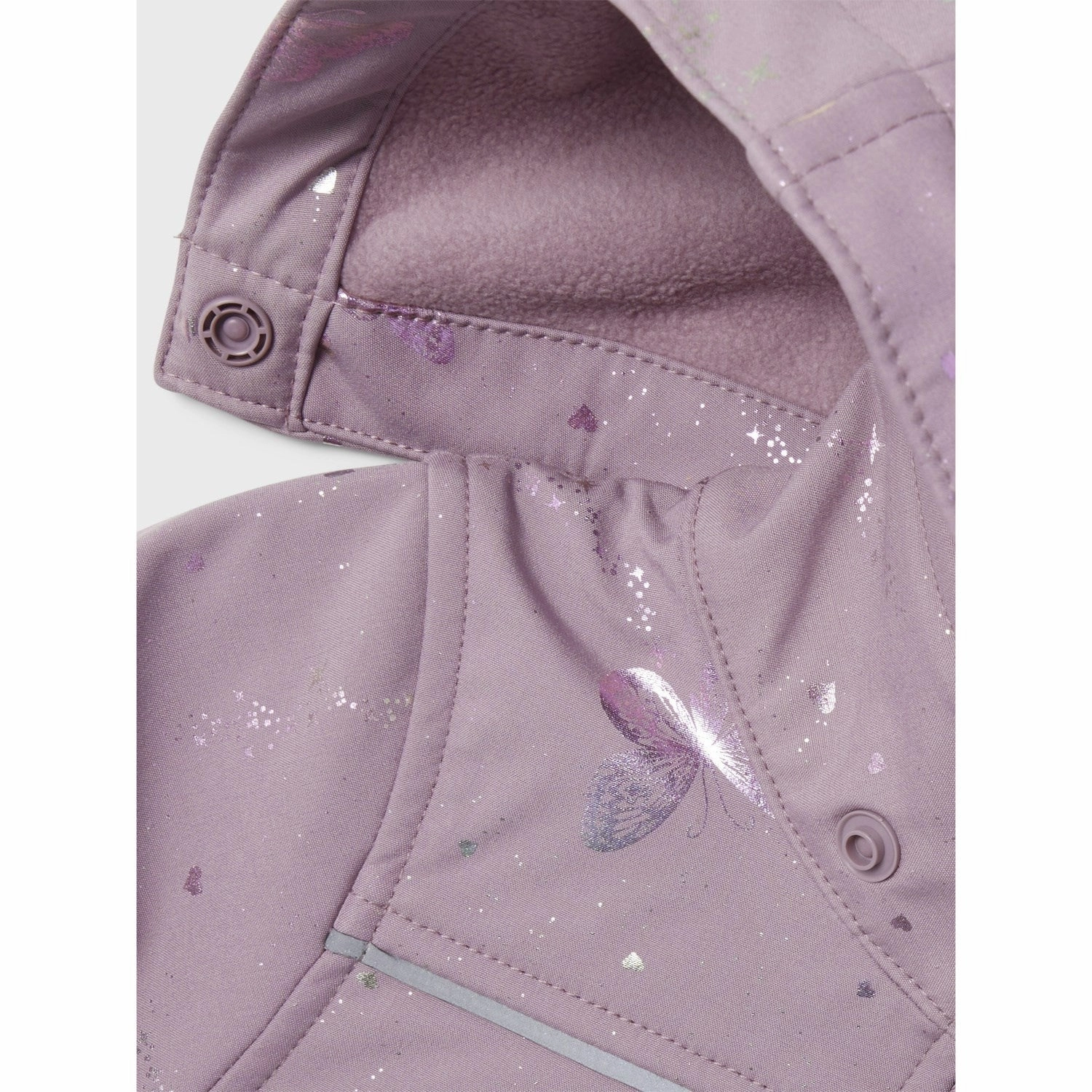Noise Reduction Design Name It Elderberry Butterfly Alfa08 Softshell Long Foil Jacket Fo