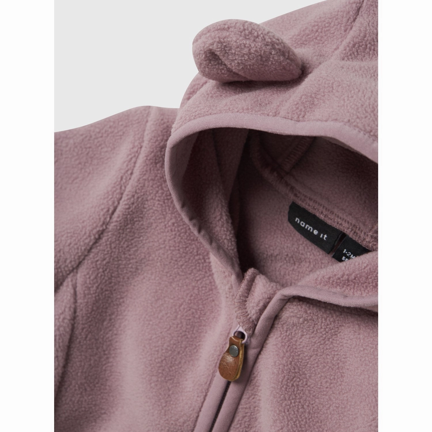 Name It Elderberry Meeko Jacket Solid Taped Seam Construction Neutral Street Style