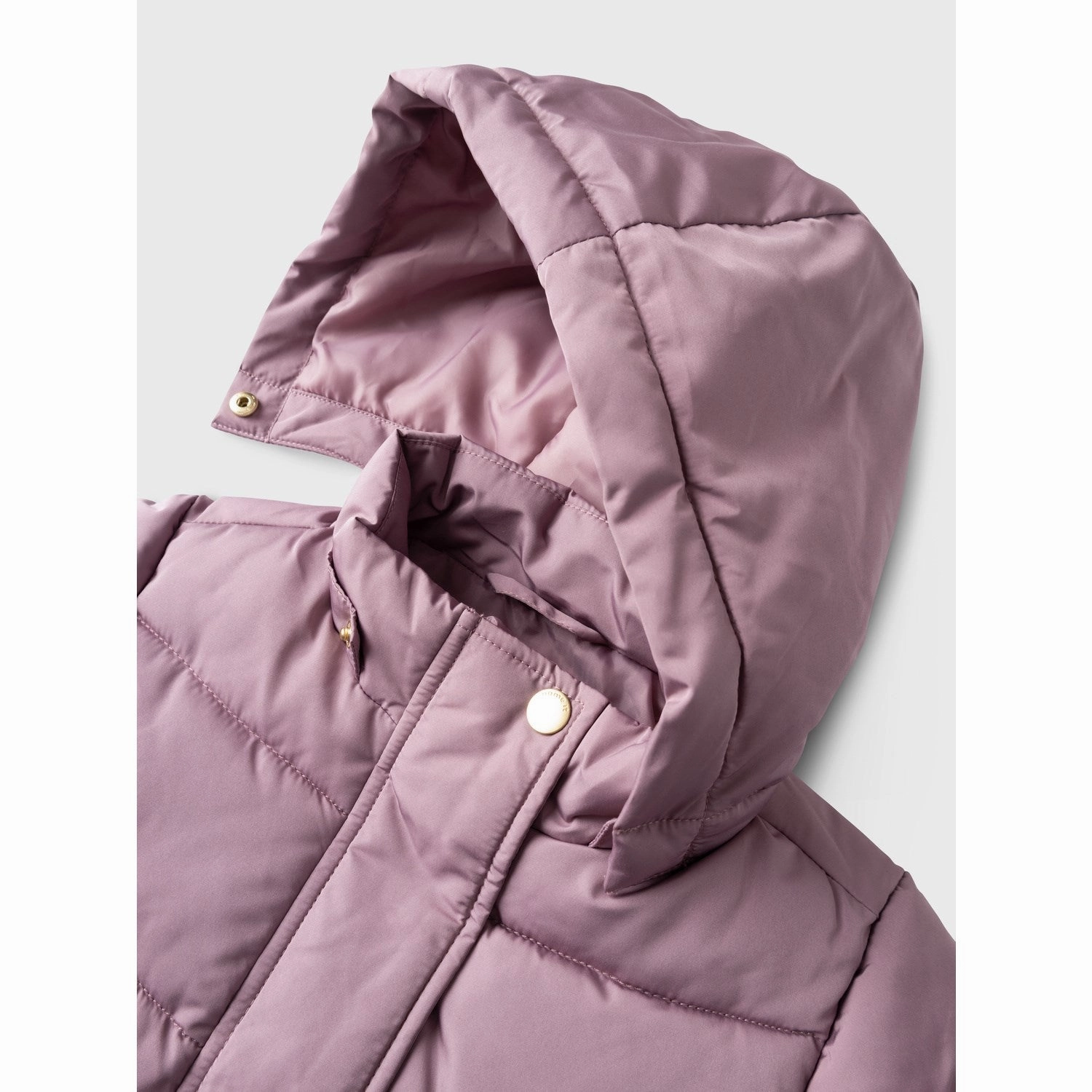 Shrink resistant Sustainable Recycled Material Name It Grape Shake Memo Long Jacket