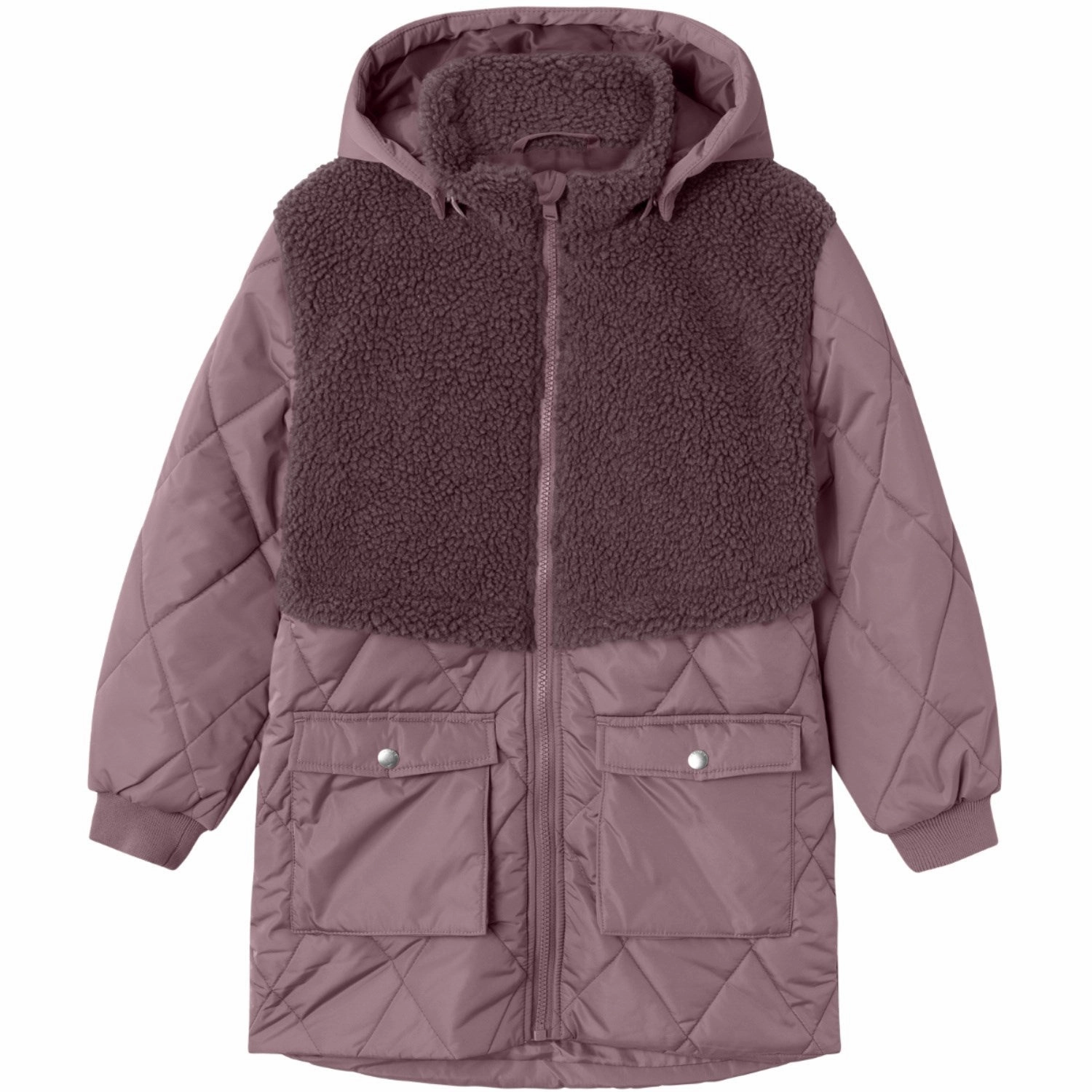 Detachable Lining Name It Grape Shake Mika Long Jacket