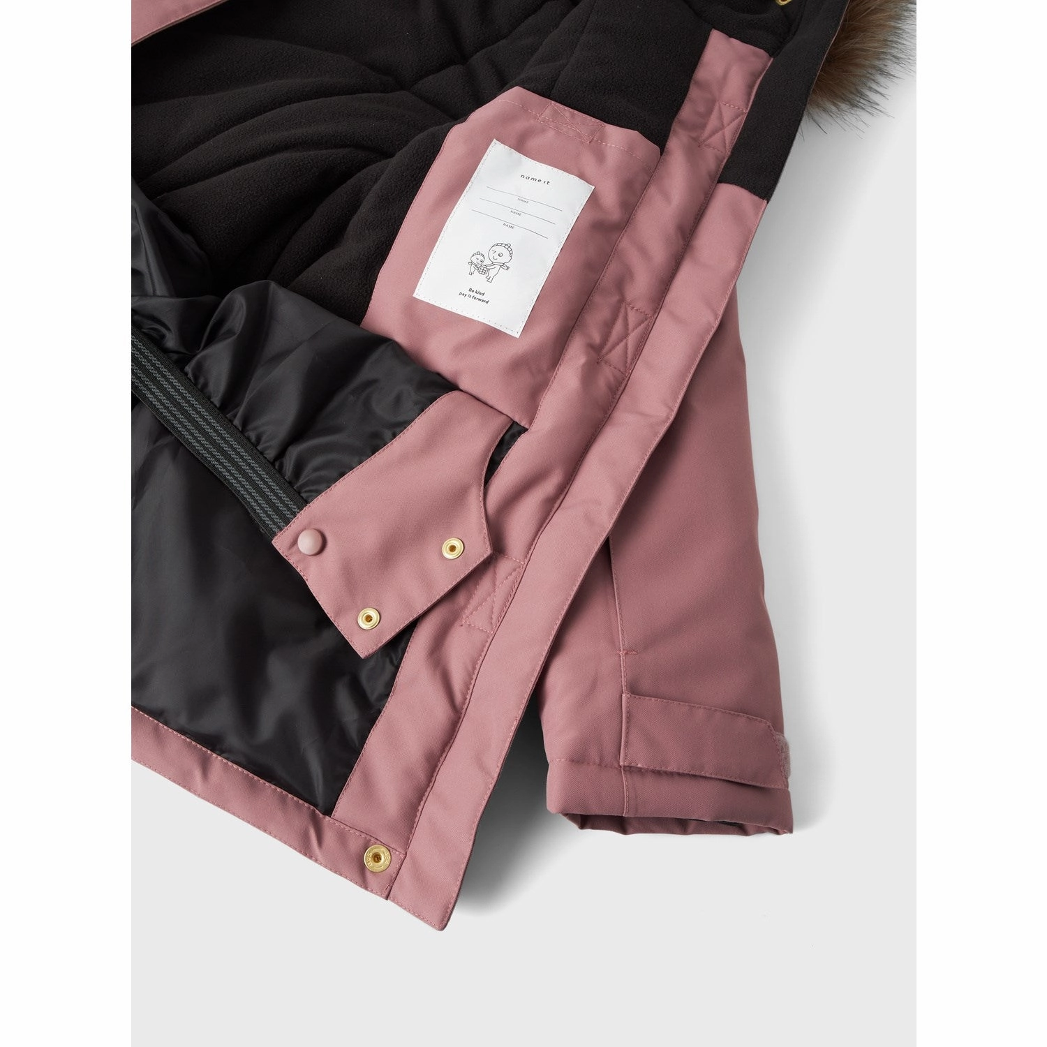 Name It Grape Shake Snow10 Ski Jacket Solid Fo Noos ReinforcedStressPoints