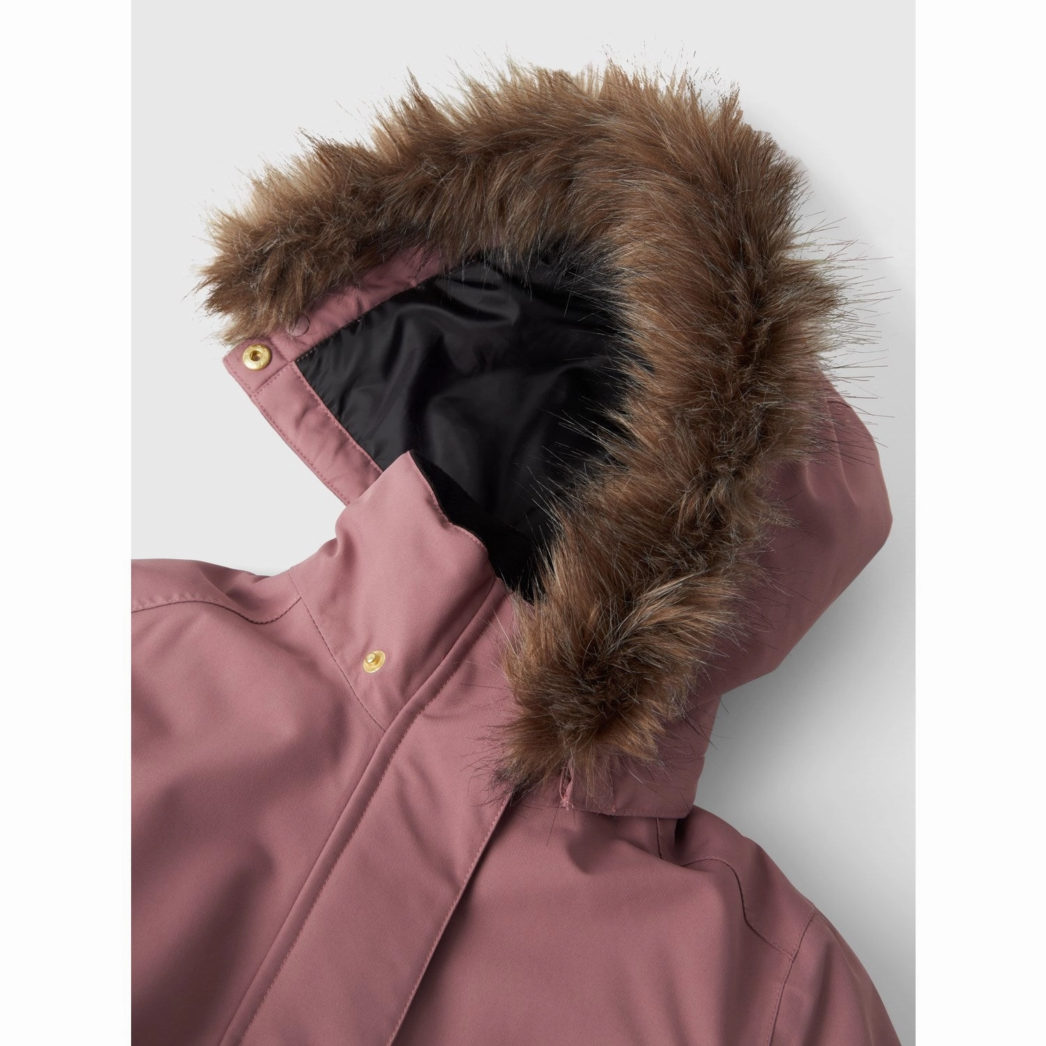 Name It Grape Shake Snow10 Ski Jacket Solid Fo Noos Hypoallergenic Interior Layer