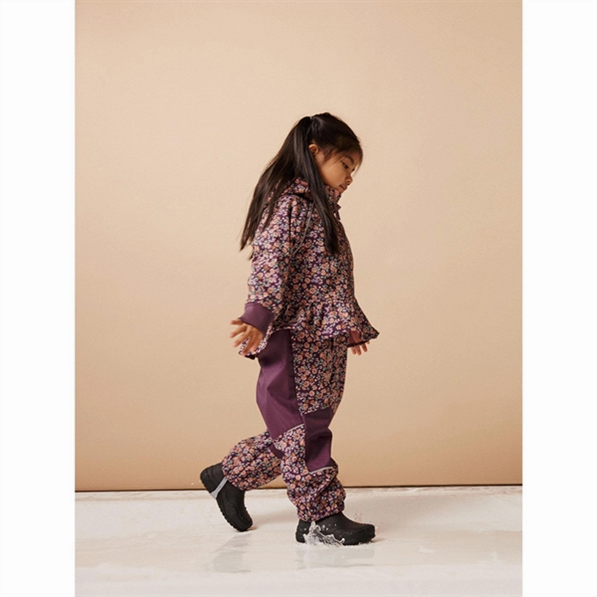 Name it Hortensia Alfa Softshell Jacket Liberty Layered Collar Foldable Collar