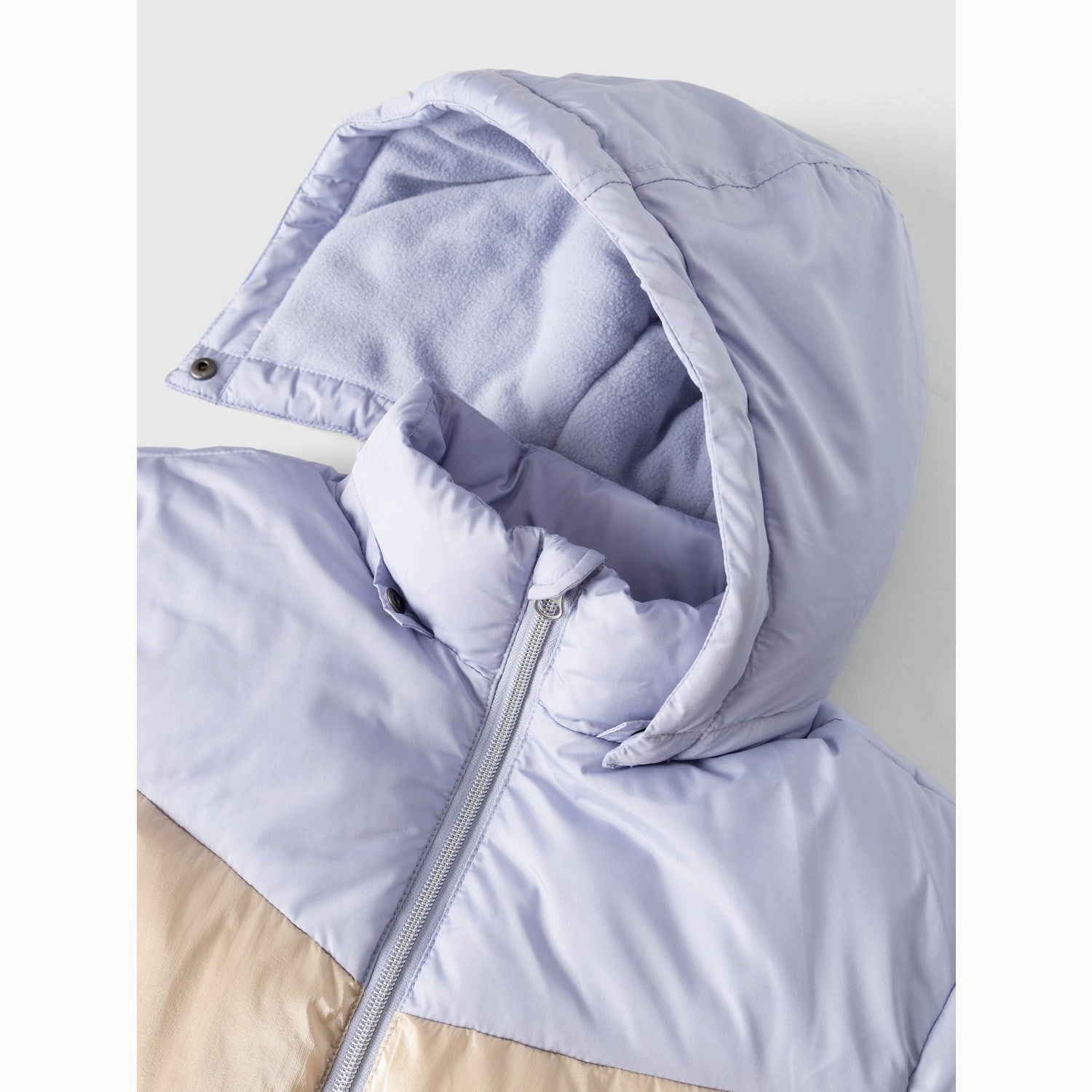 Name It Icelandic Blue Mille Puffer Jacket WaterRepellentExterior WrinkleFreeFinish