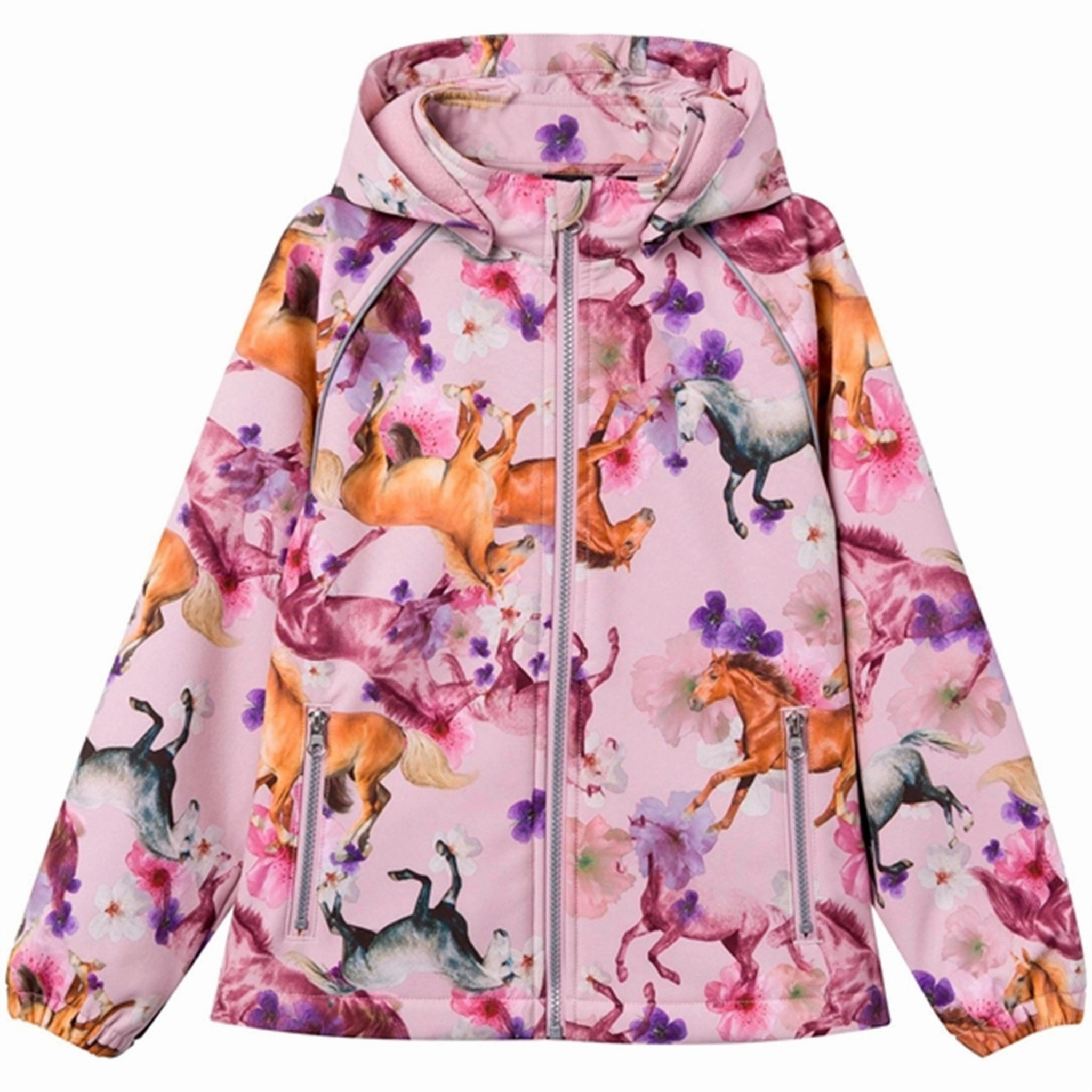 Fleece Backing Name it Keepsake Lilac Alfa Softshell Jacket Horse