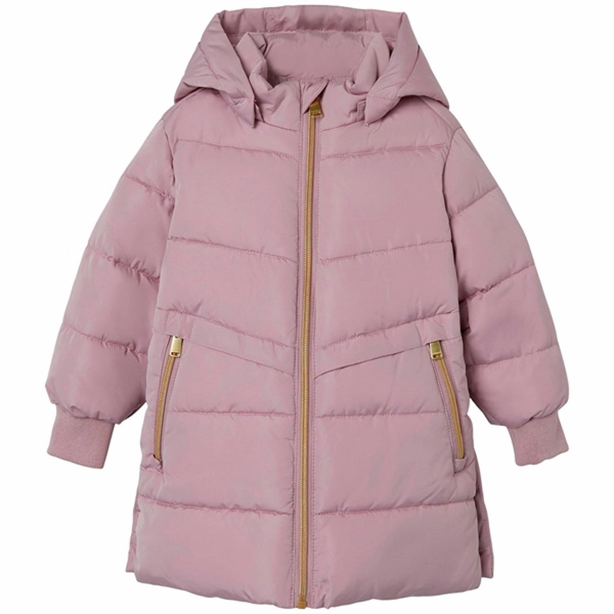 Name it Keepsake Lilac Music Puffer Jacket Reinforced Elbow Panels Stretch Comfort