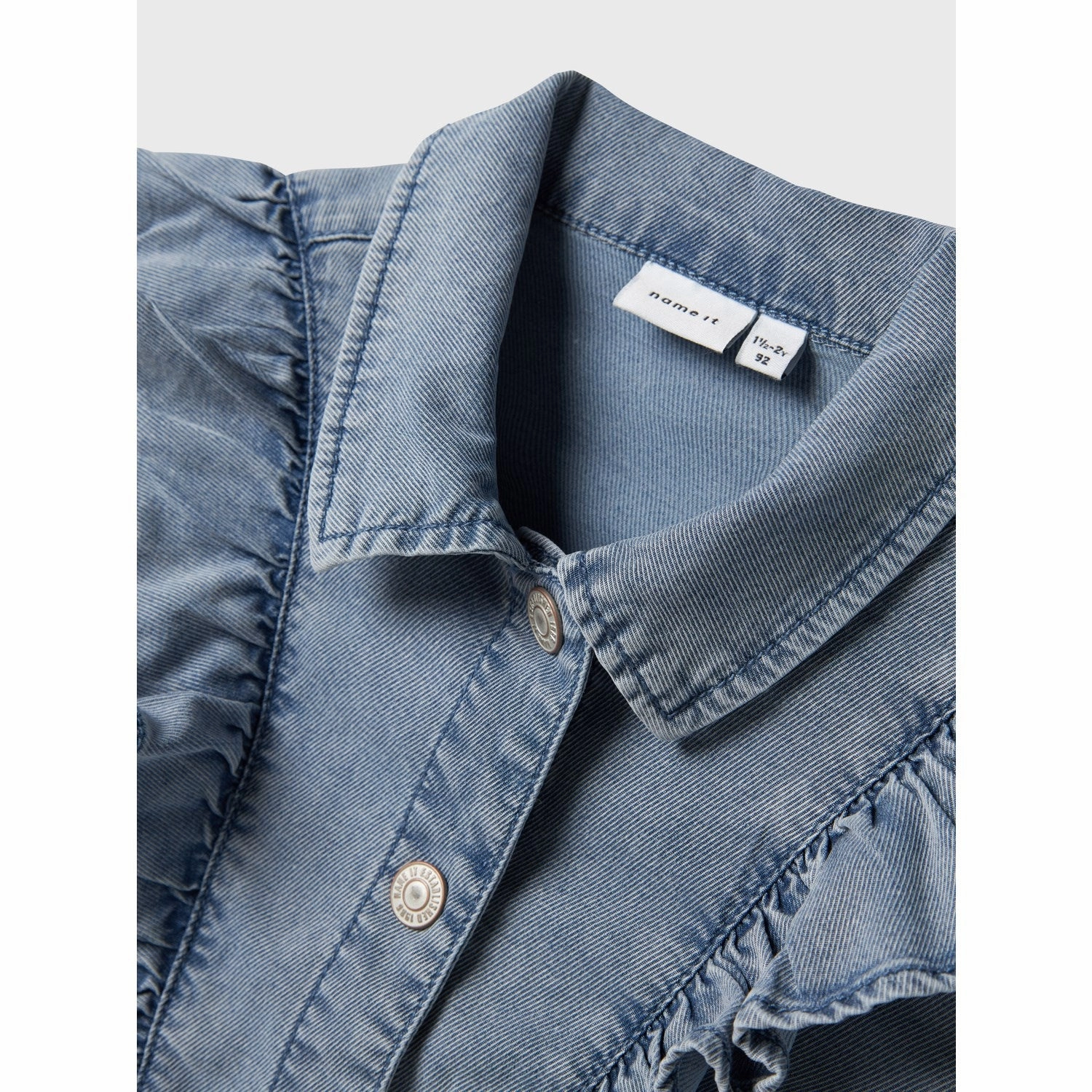 Name It Light Blue Denim Amber Denim Jacket BondedSeams