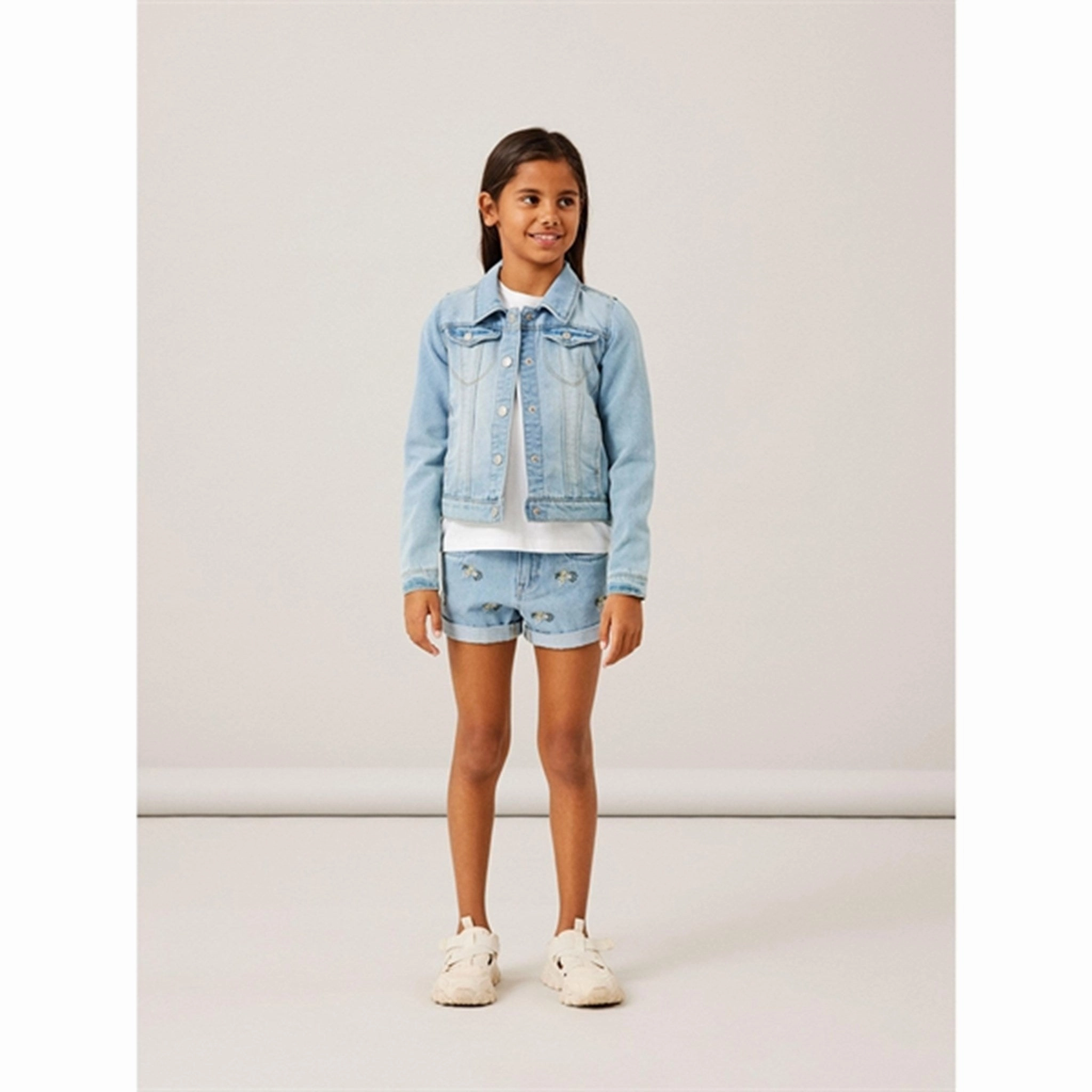 Name it Light Blue Denim Star Denim Jacket Noos Adjustable Cuff System