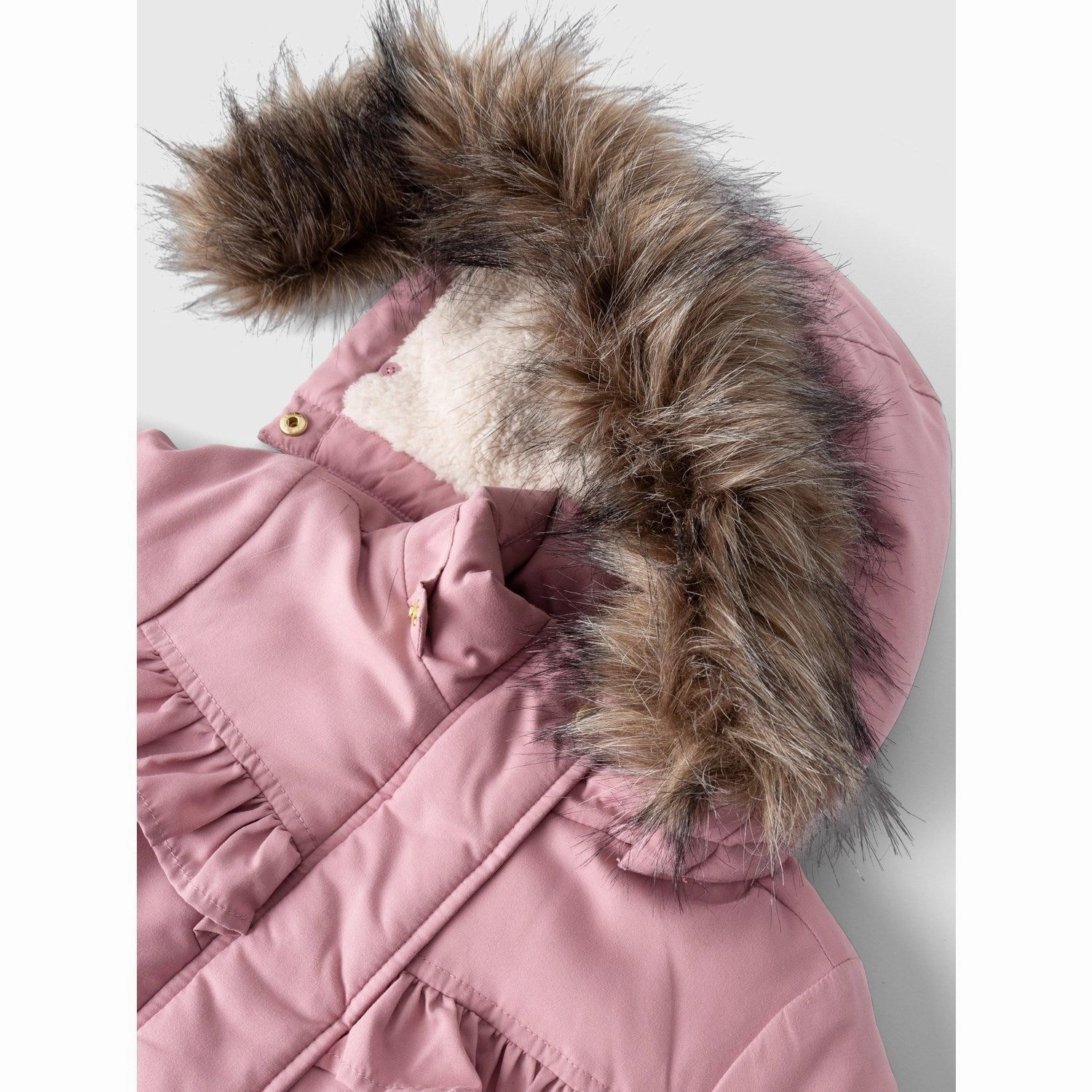 Anti Slip Shoulder Multipurpose Layering Name It Lilas Master05 Parka Jacket