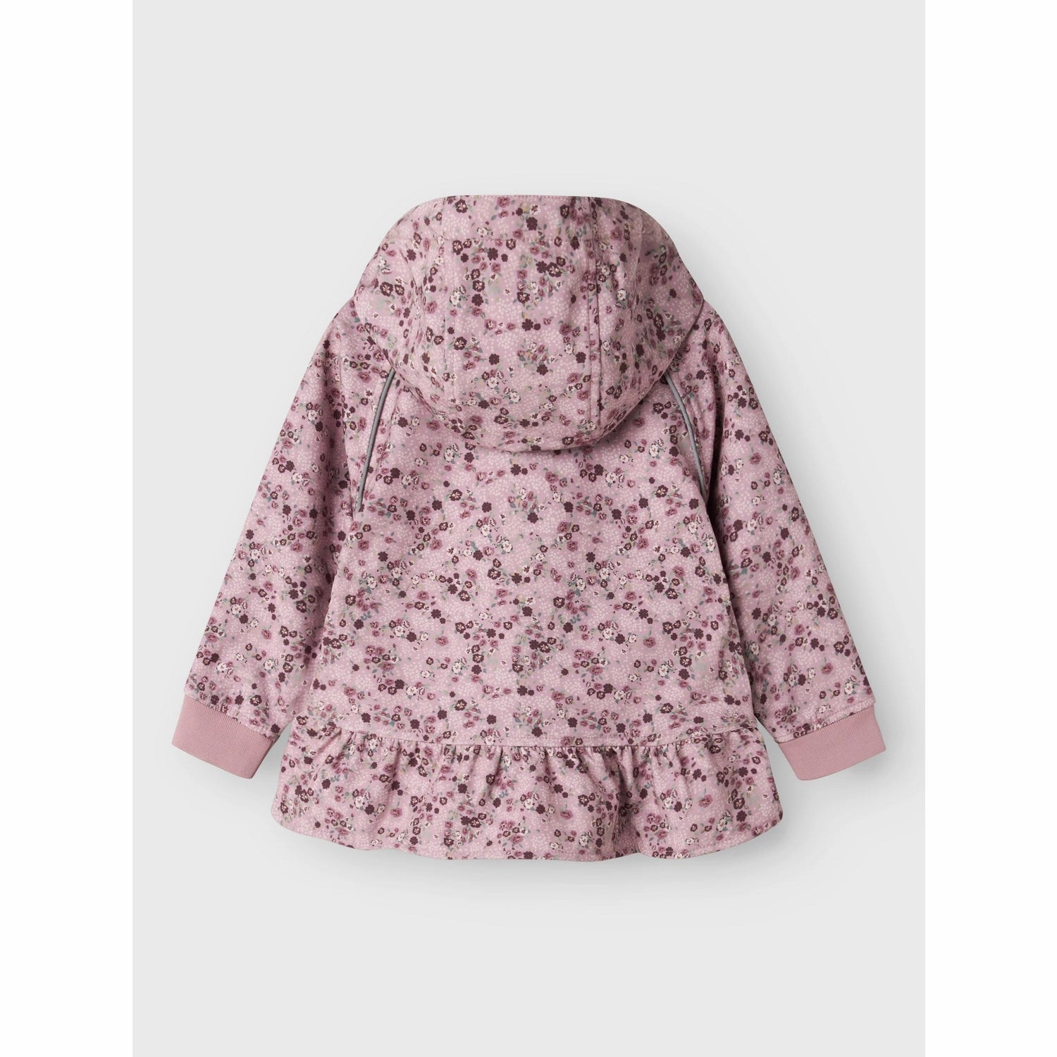 Anti Snag Fabric Wind Stop Name It Mauve Shadows Alfa08 Softshell Jacket Flower