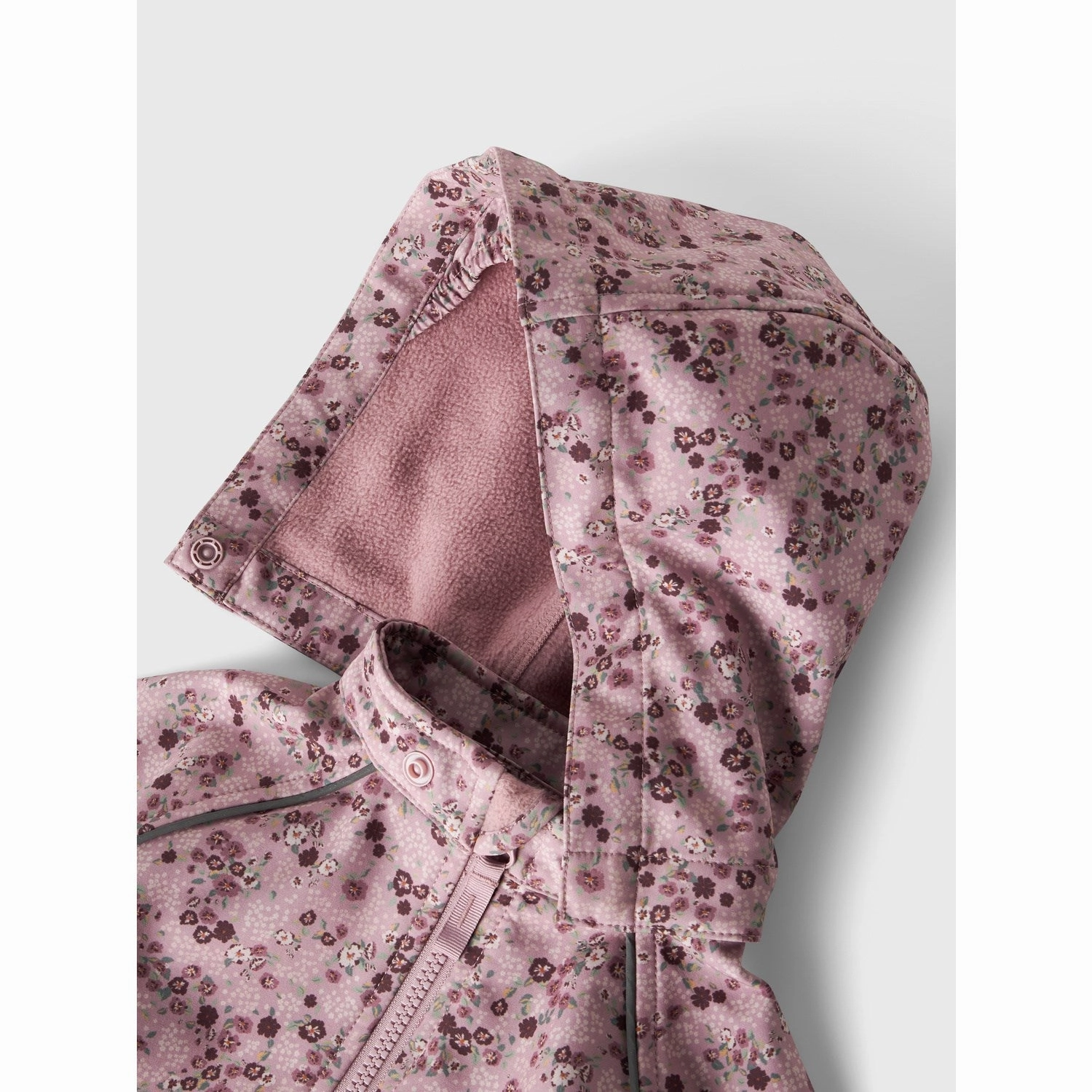 Tear Resistant Fabric Blends Name It Mauve Shadows Alfa08 Softshell Jacket Flower