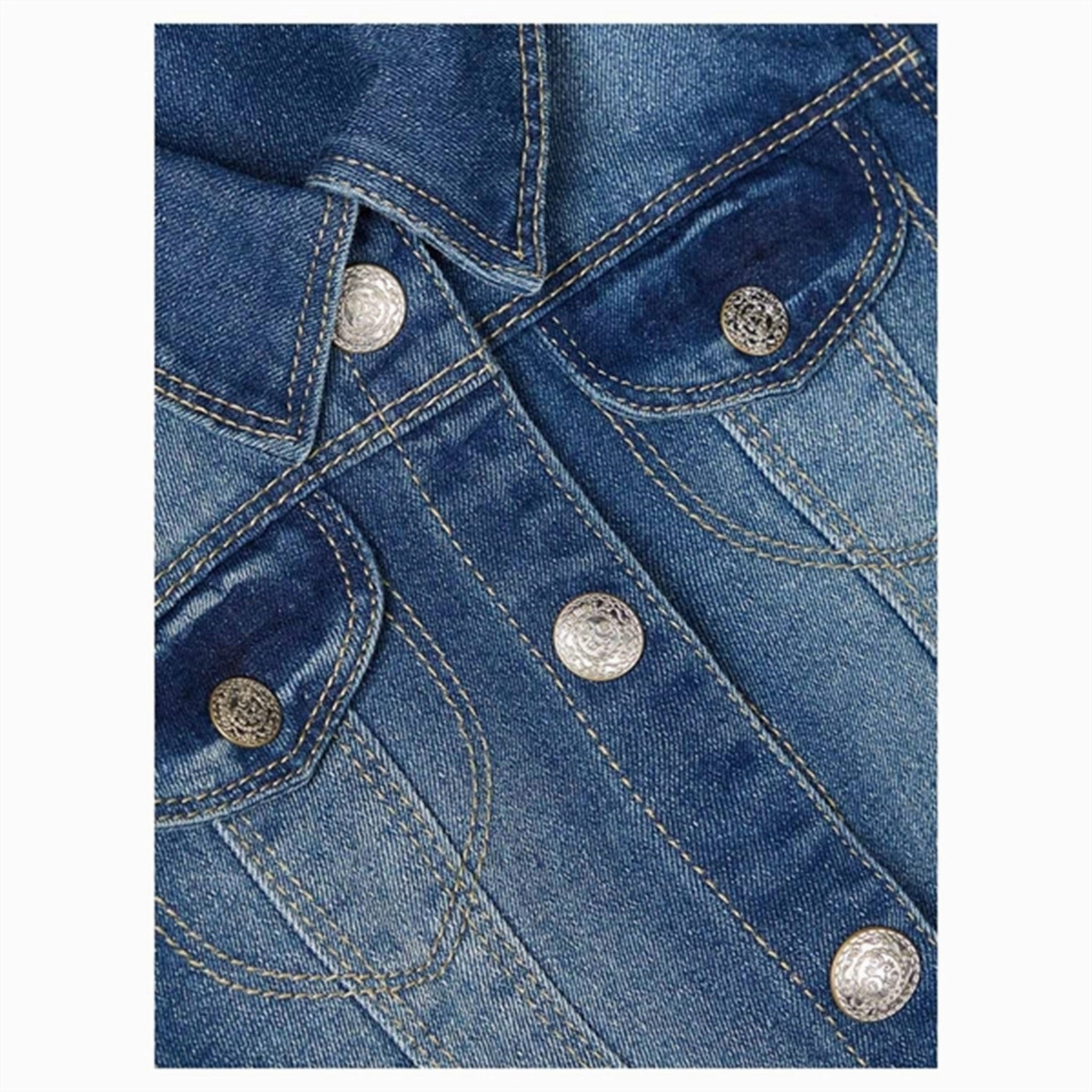 Durable Double Stitching Morning Commute Gear Name it Medium Blue Denim Star NOOS Denim Jacket