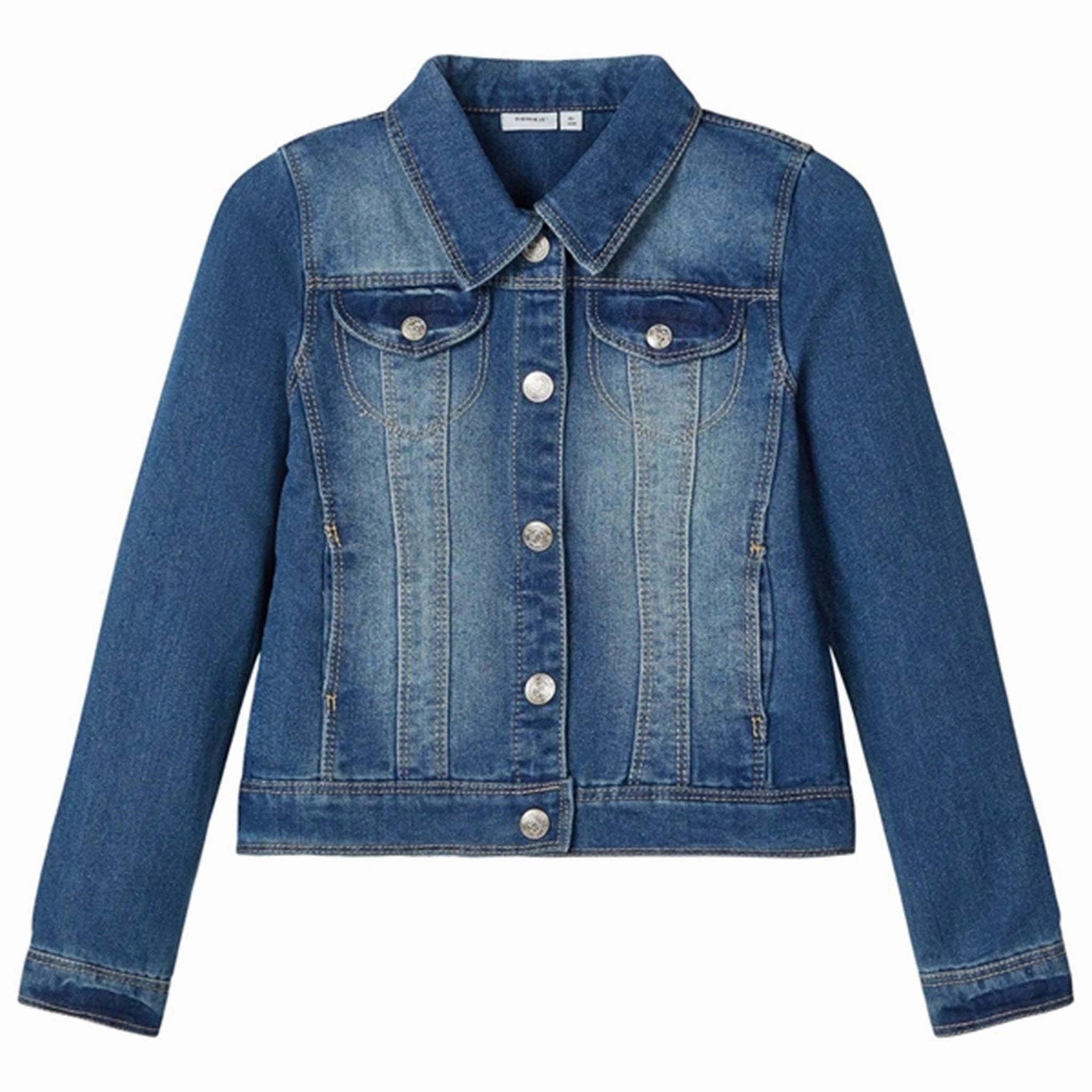 Name it Medium Blue Denim Star NOOS Denim Jacket Shrink resistant Button Fastenings