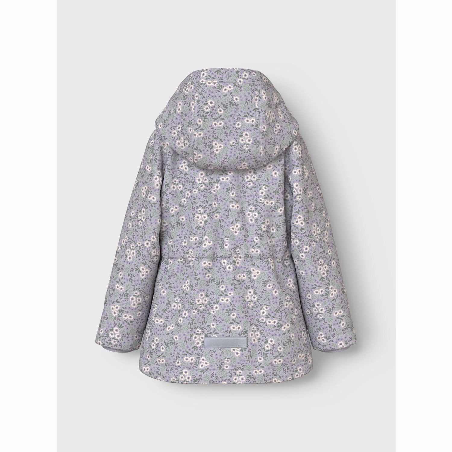 Name It Misty Lilac Small Flower Maxi Li Jacket AOP Snap Closures