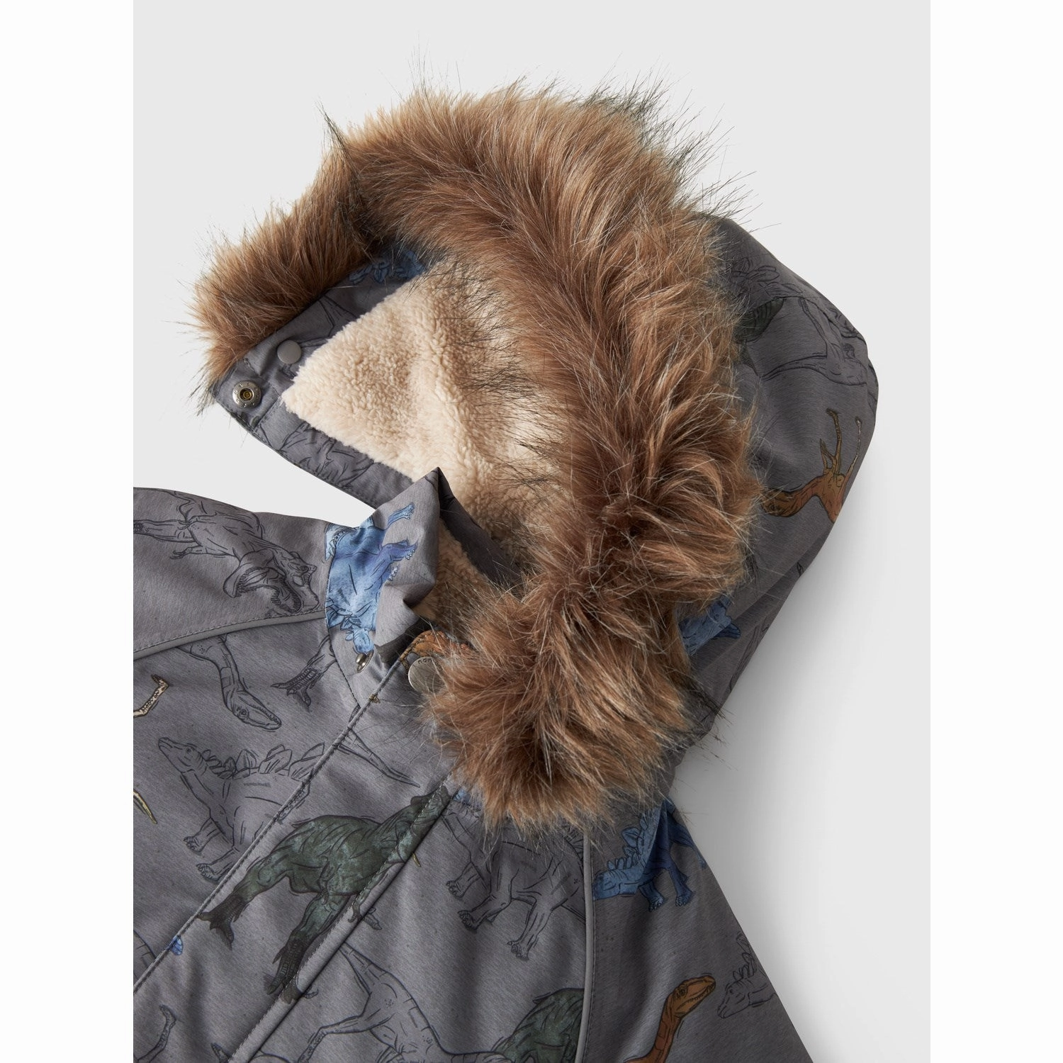 City Chill Style Name It Mockingbird Dinosaur Snow05 Jacket AOP Fo Noos