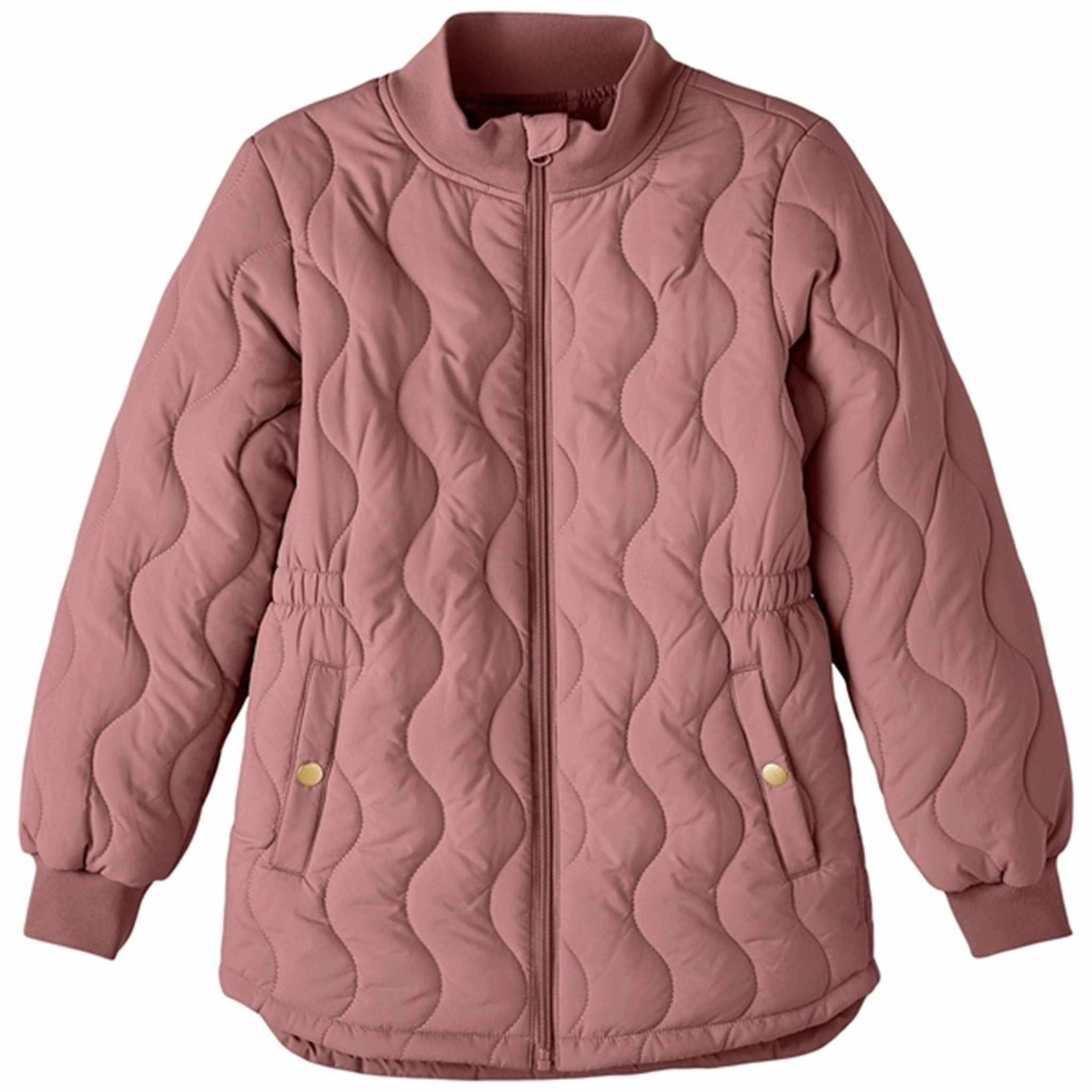 Name it Old Rose Mars Quilted Jacket Streetwear vibe