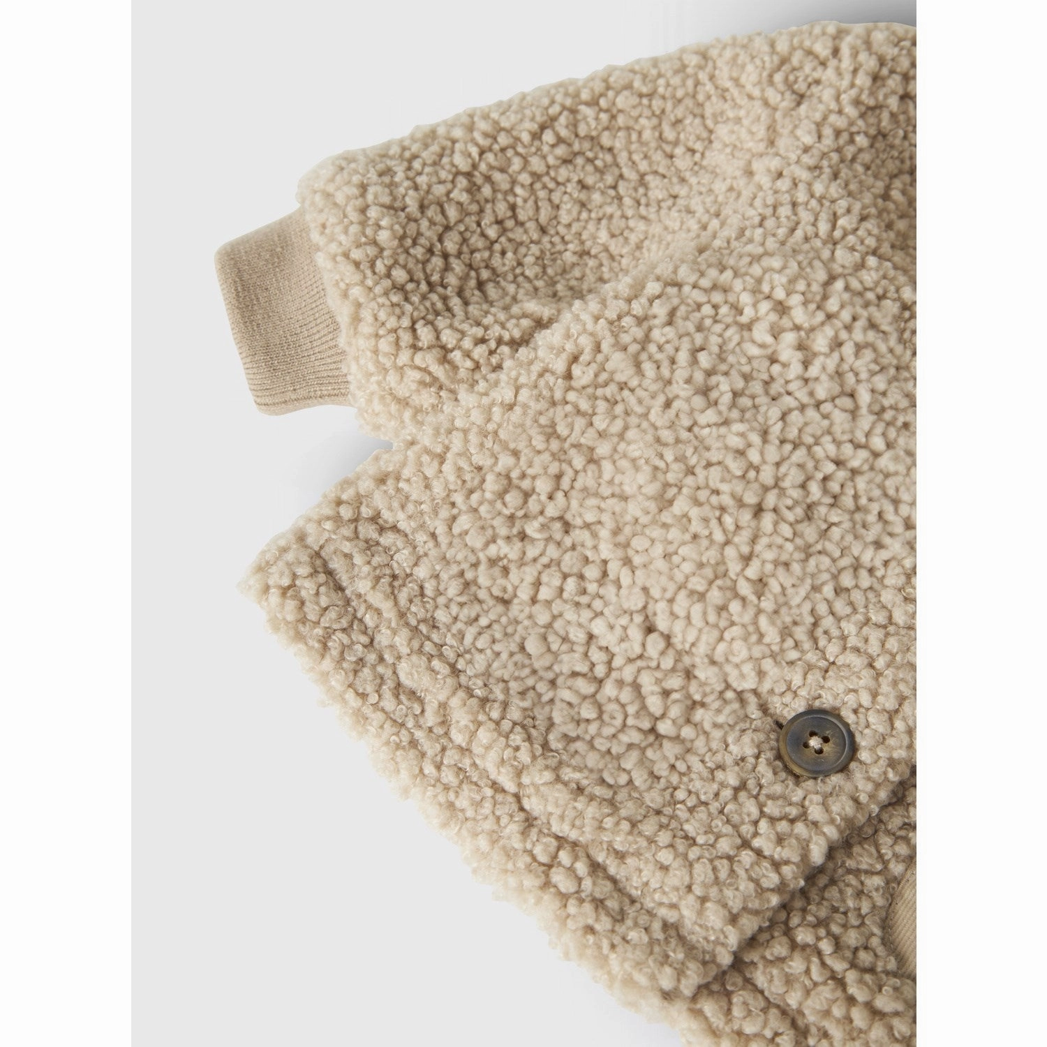 Functional Pockets Style Name It Pure Cashmere Nbnmilo Teddy Jacket