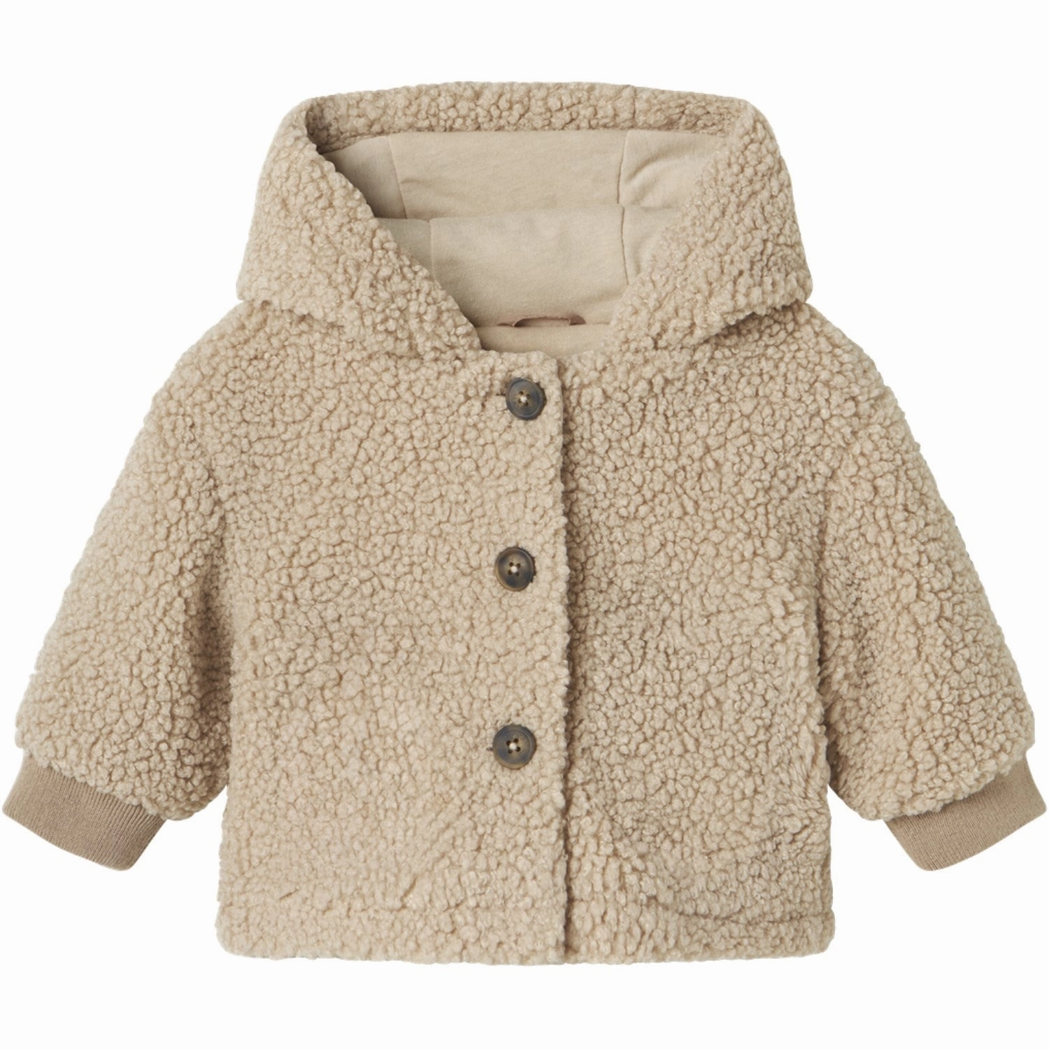 Warm Essentials Non Restrictive Movement Cut Name It Pure Cashmere Nbnmilo Teddy Jacket