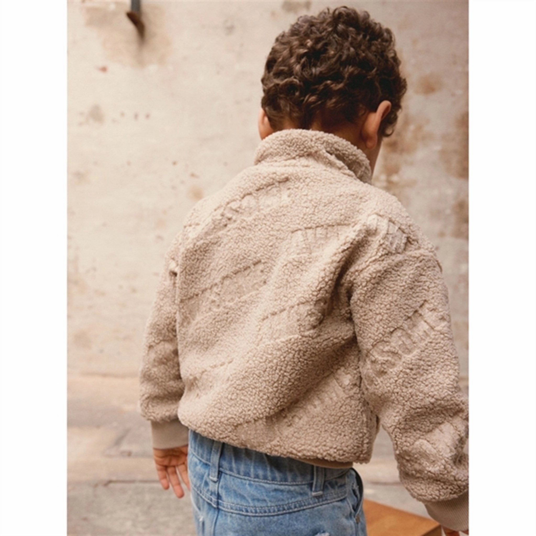 Non Restrictive Armholes Name it Pure Cashmere Triso Teddy Pullover