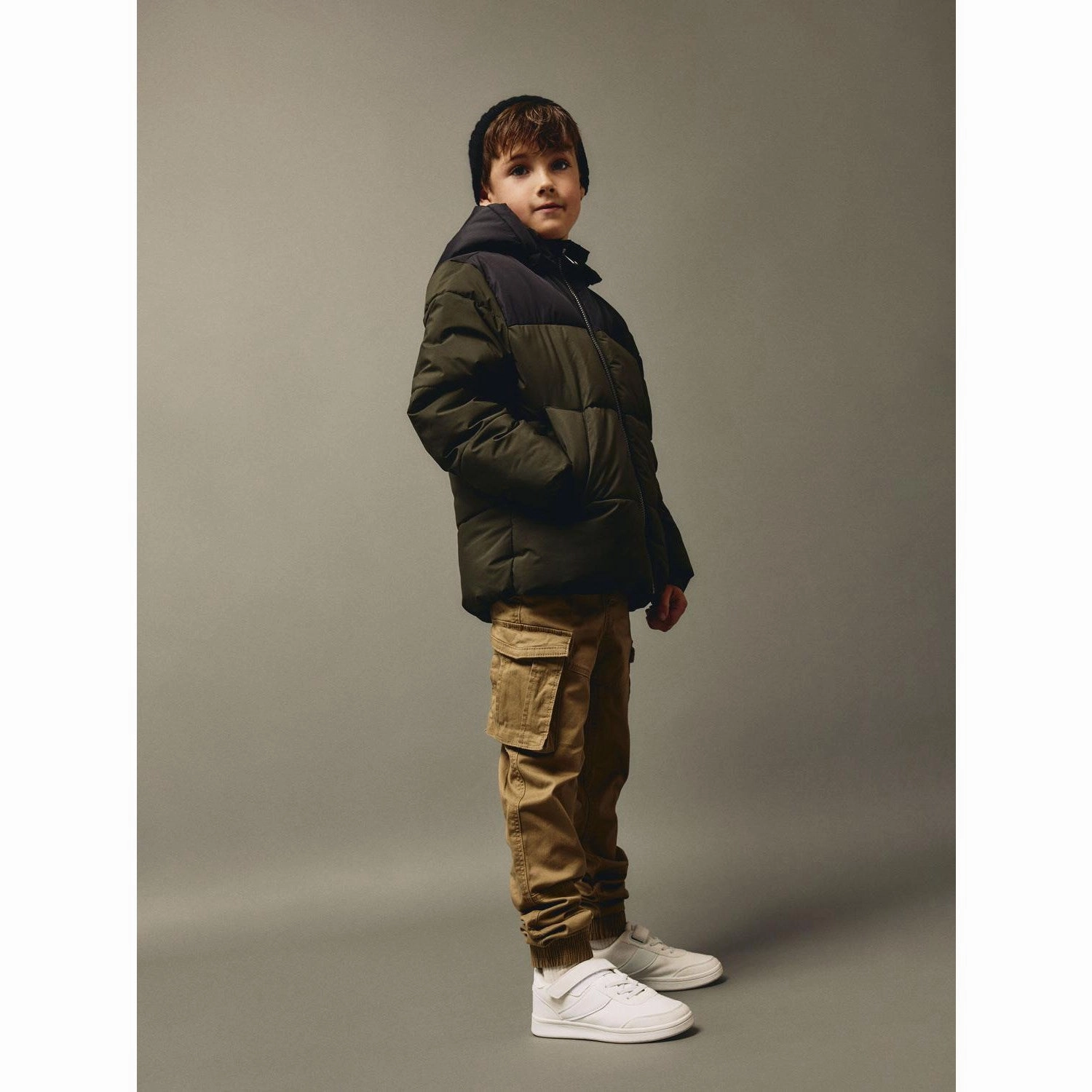 Name It Rosin Morning Puffer Jacket Seamless Shoulder Design