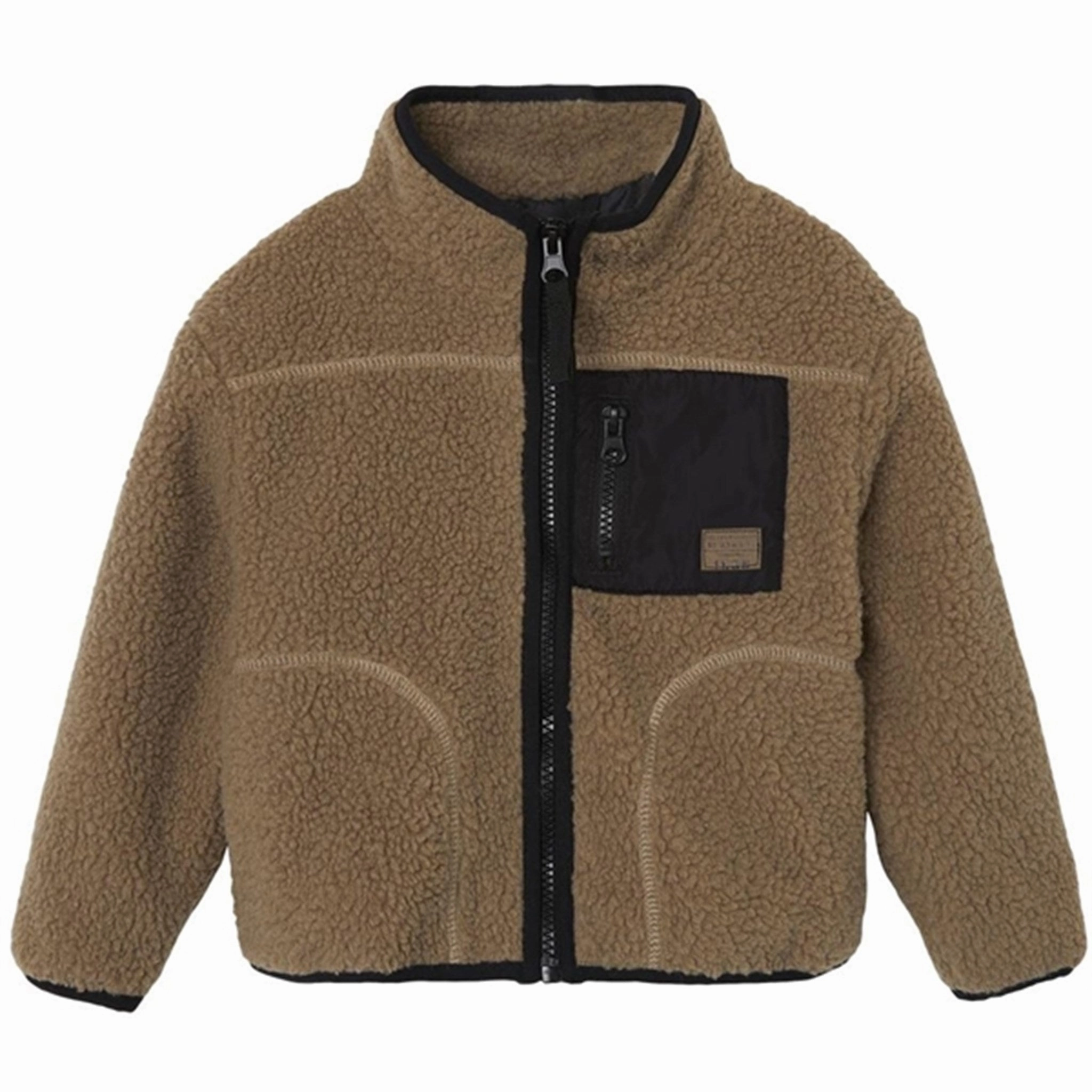 Name it Savannah Tan Magot Teddy Jacket Eco Friendly Material Sustainable Packaging