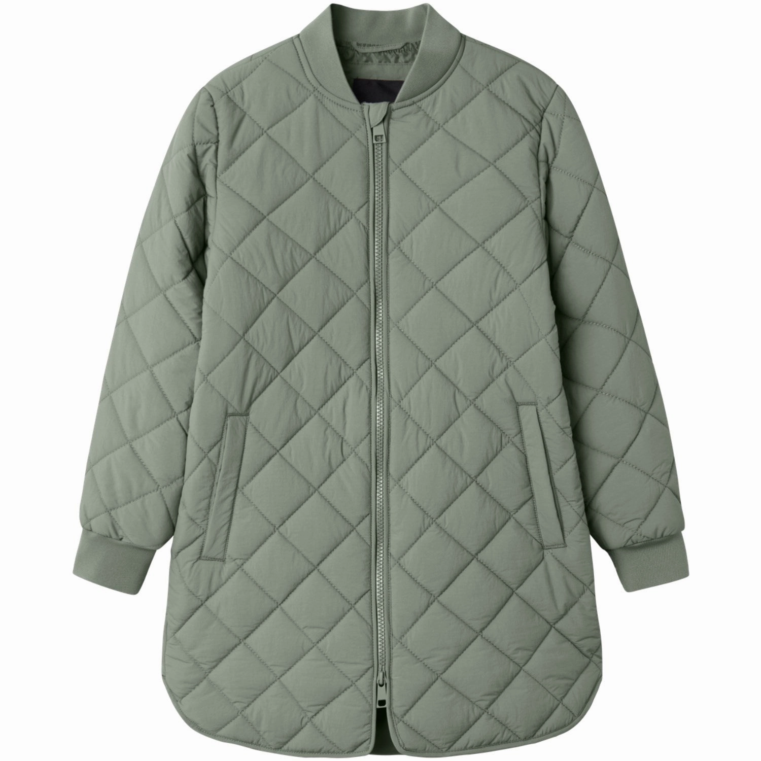 Name It Shadow Marlin Quilt Jacket Long Tb Magnetic Fastenings