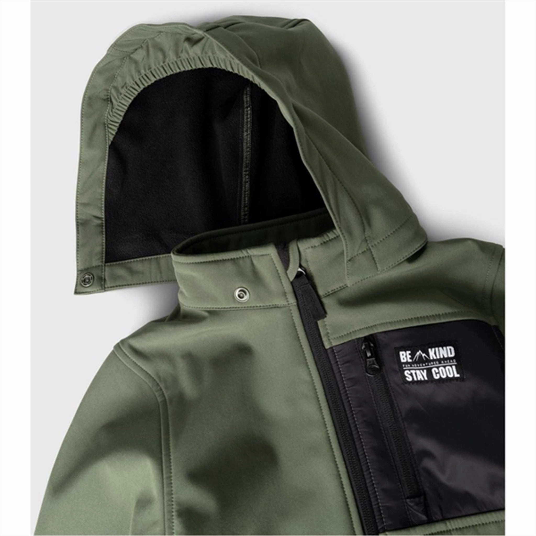 Snap Closure System Good Material Name it Thyme Alfa08 Softshell Jacket